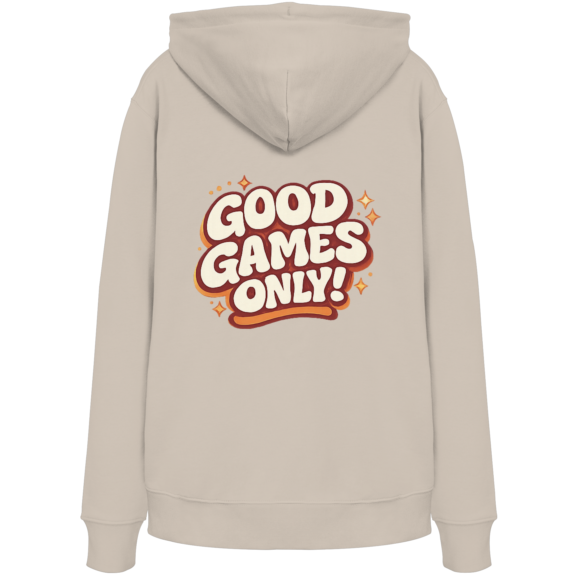 Good Games Only -unisex Hoodie aus Bio-Baumwolle