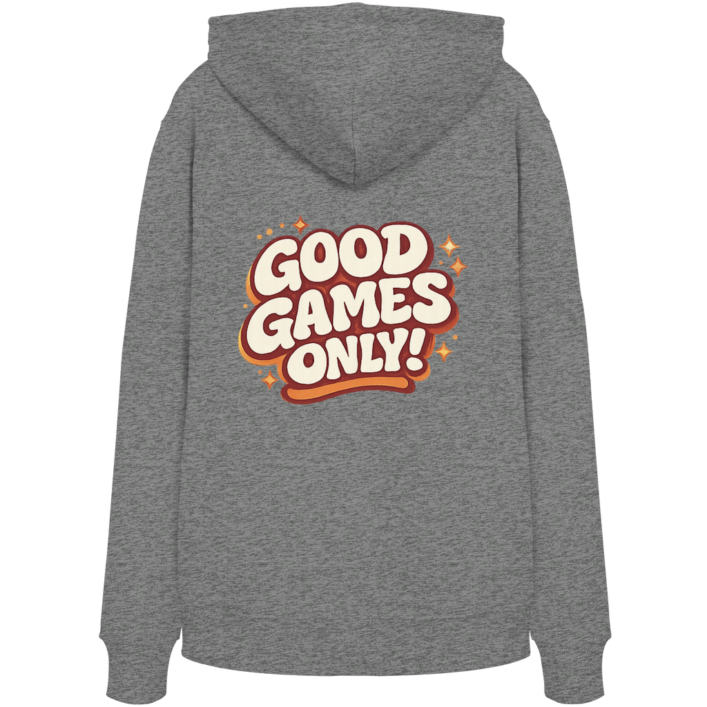 Good Games Only -unisex Hoodie aus Bio-Baumwolle