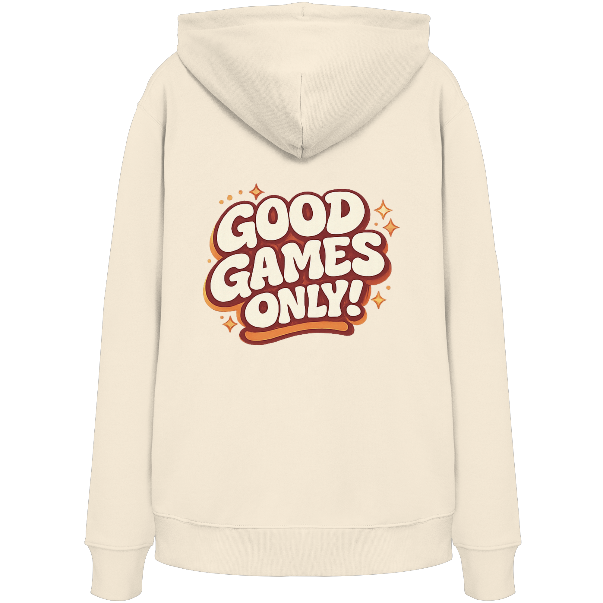 Good Games Only -unisex Hoodie aus Bio-Baumwolle