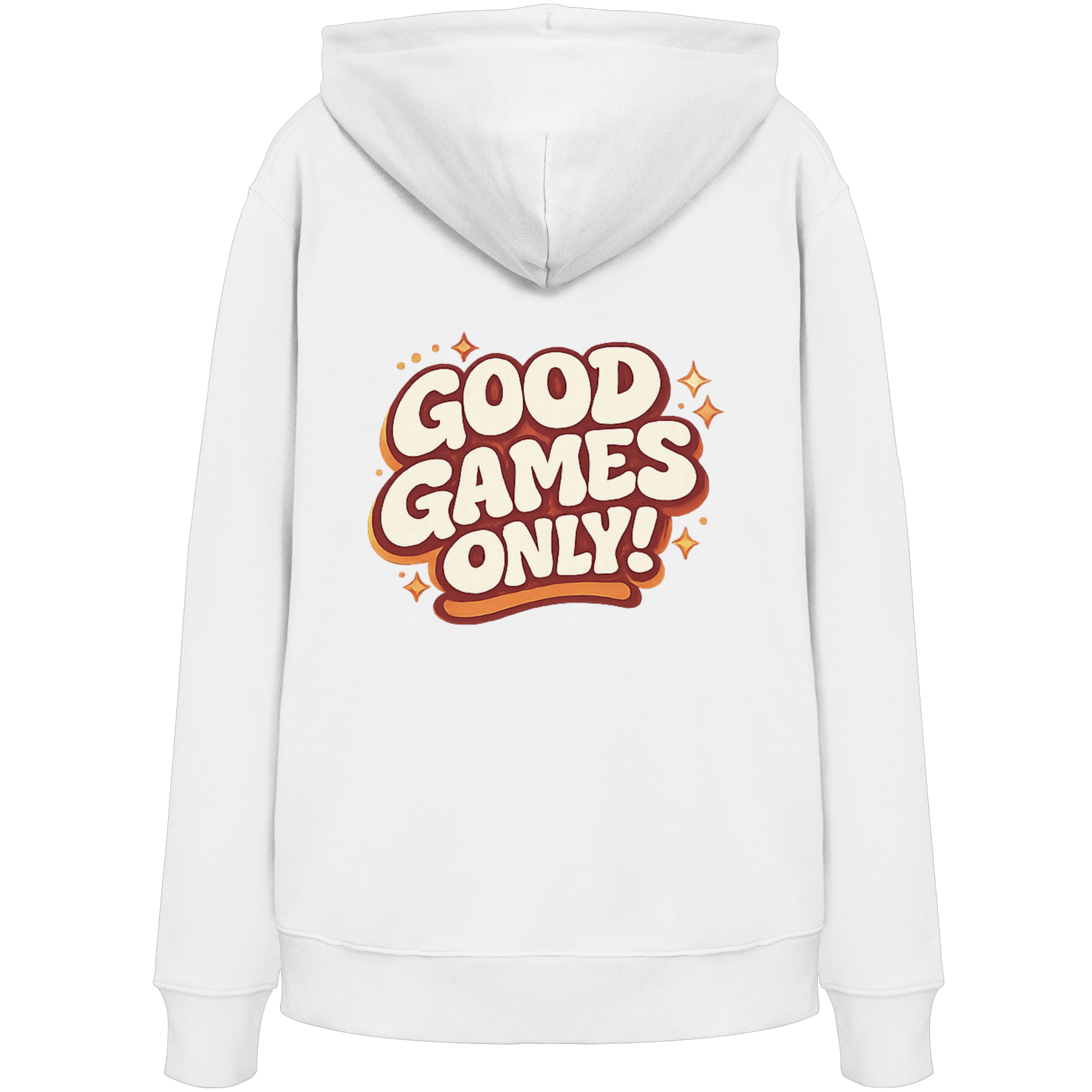 Good Games Only -unisex Hoodie aus Bio-Baumwolle