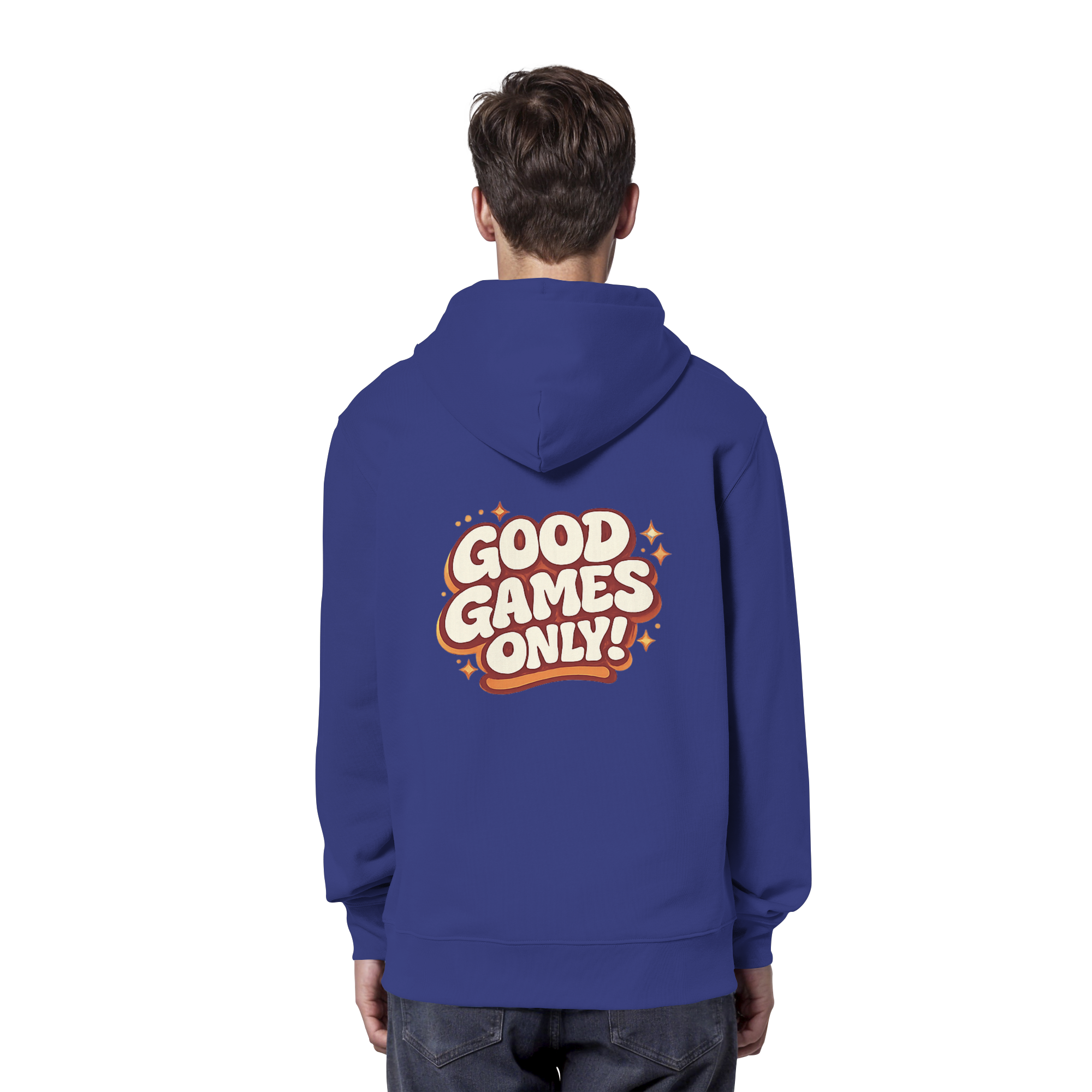 Good Games Only -unisex Hoodie aus Bio-Baumwolle