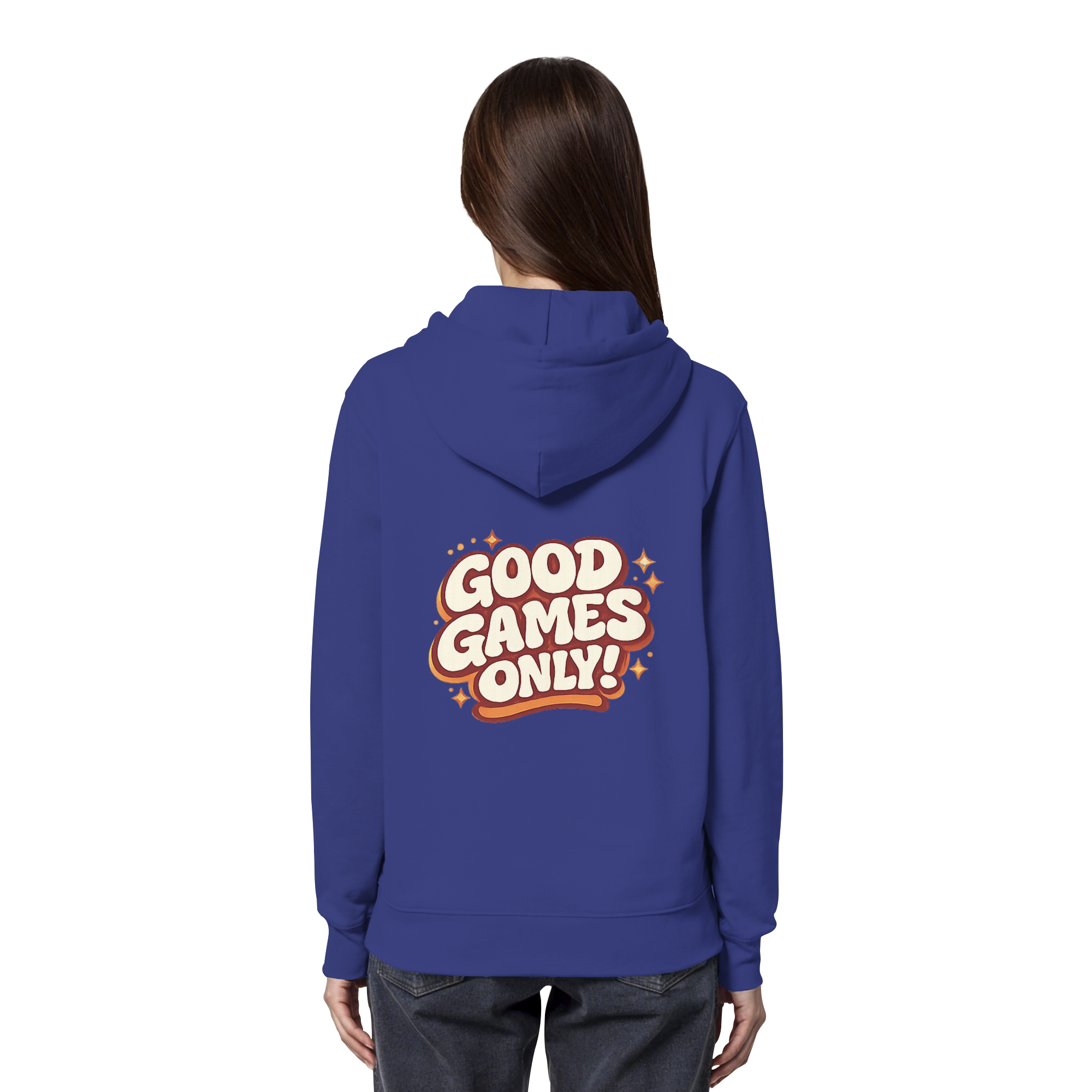 Good Games Only -unisex Hoodie aus Bio-Baumwolle