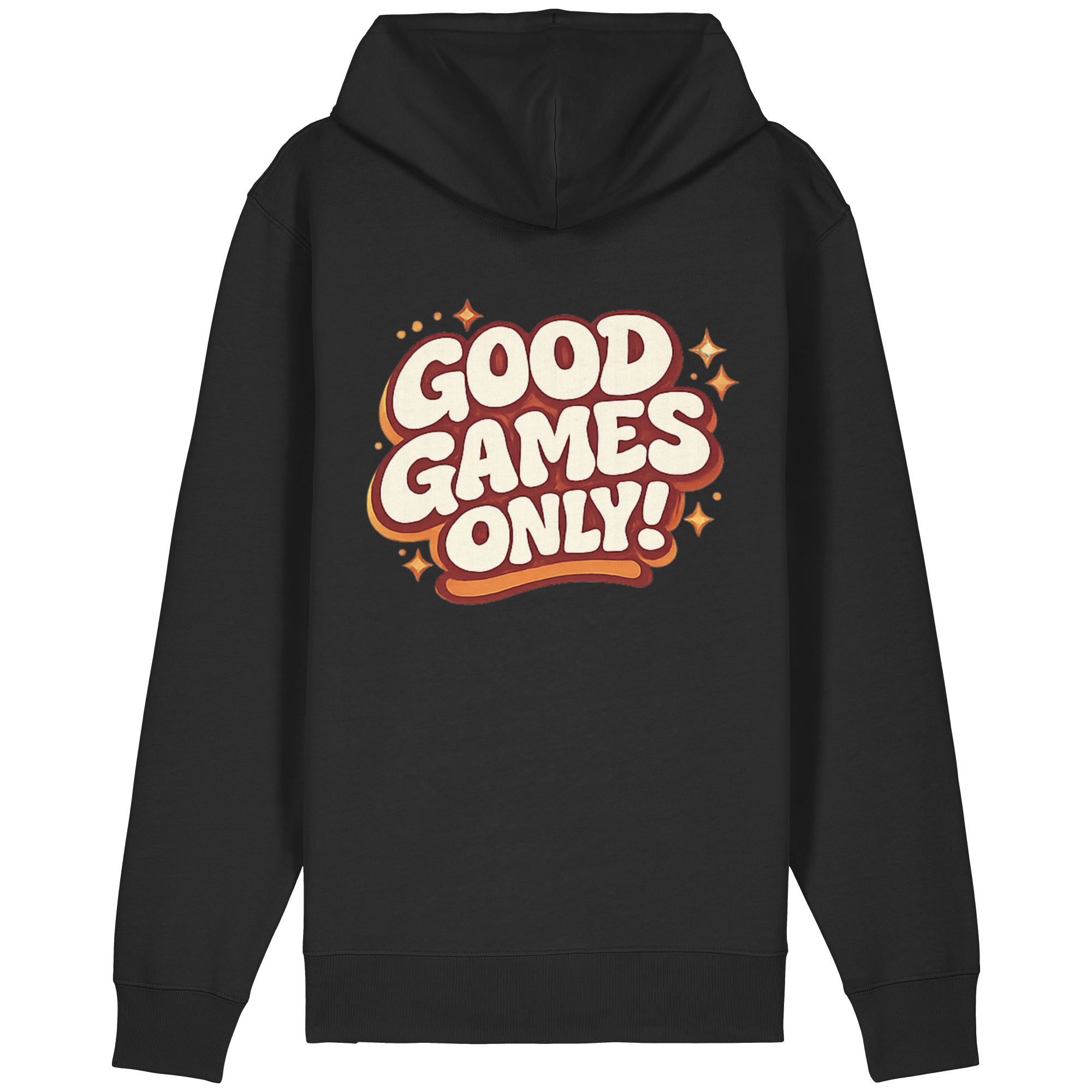 Good Games Only - unisex Zipper aus Bio-Baumwolle