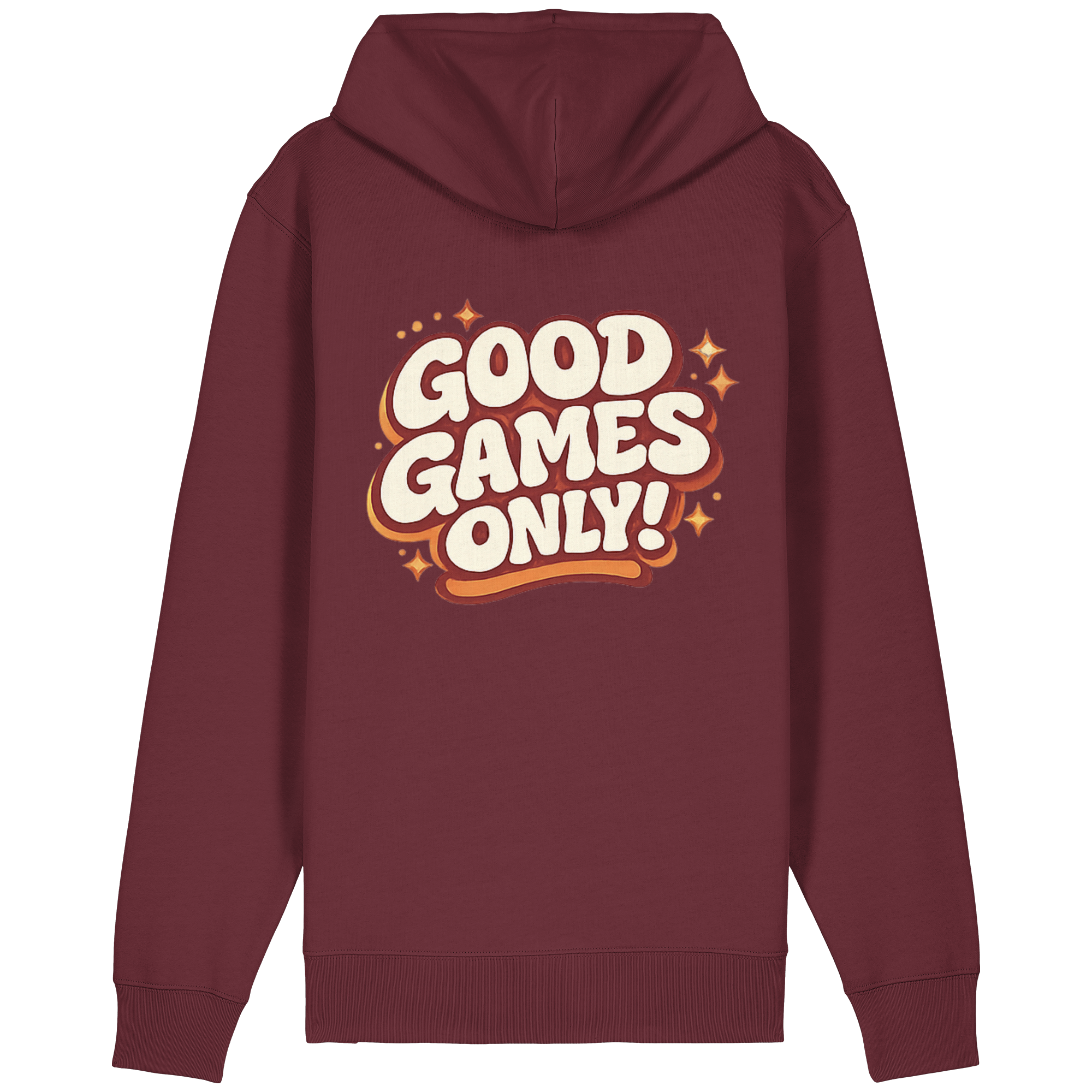 Good Games Only - unisex Zipper aus Bio-Baumwolle