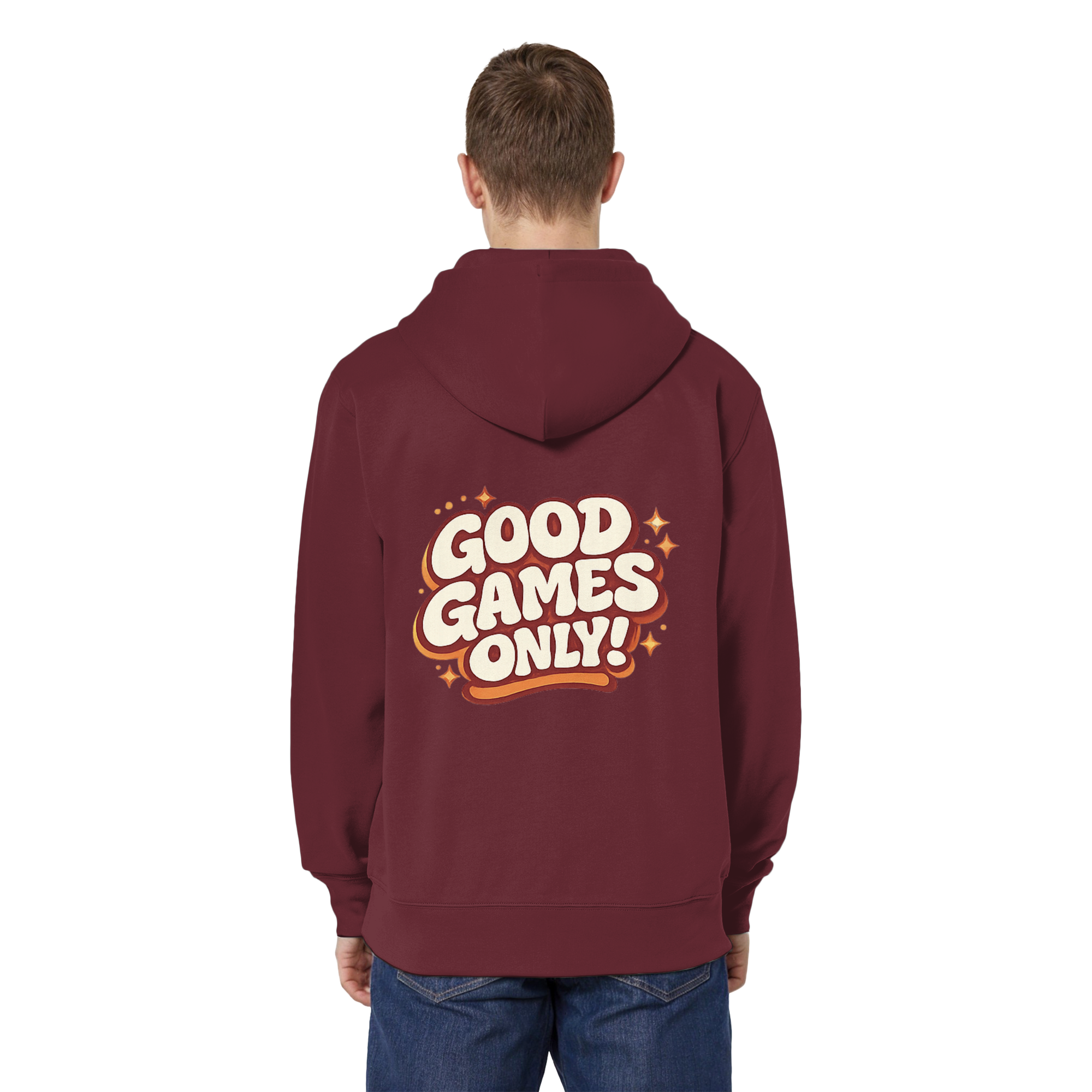 Good Games Only - unisex Zipper aus Bio-Baumwolle