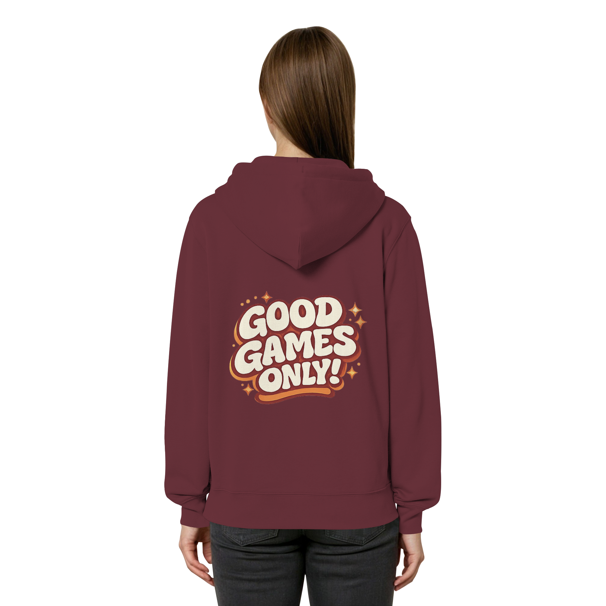 Good Games Only - unisex Zipper aus Bio-Baumwolle