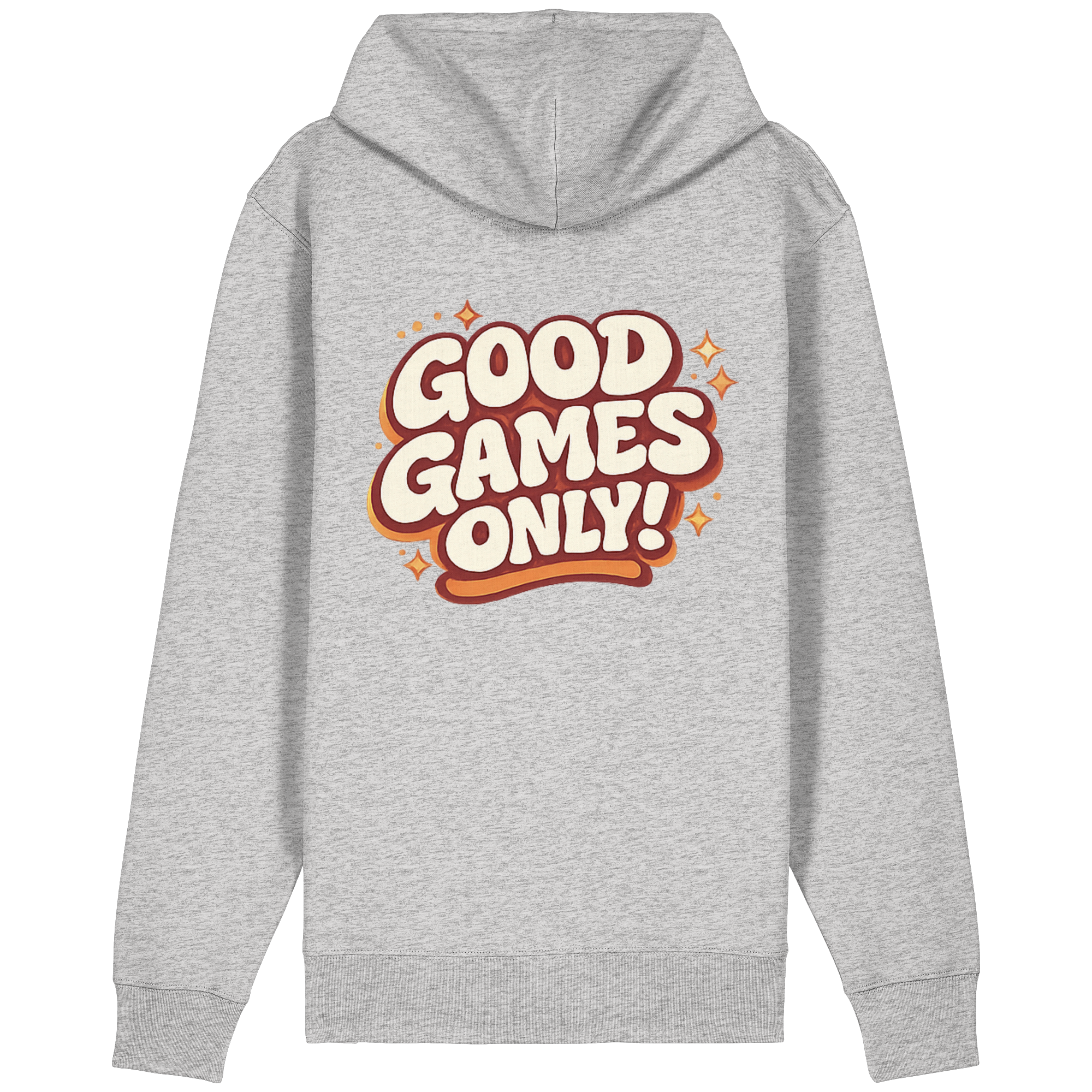 Good Games Only - unisex Zipper aus Bio-Baumwolle
