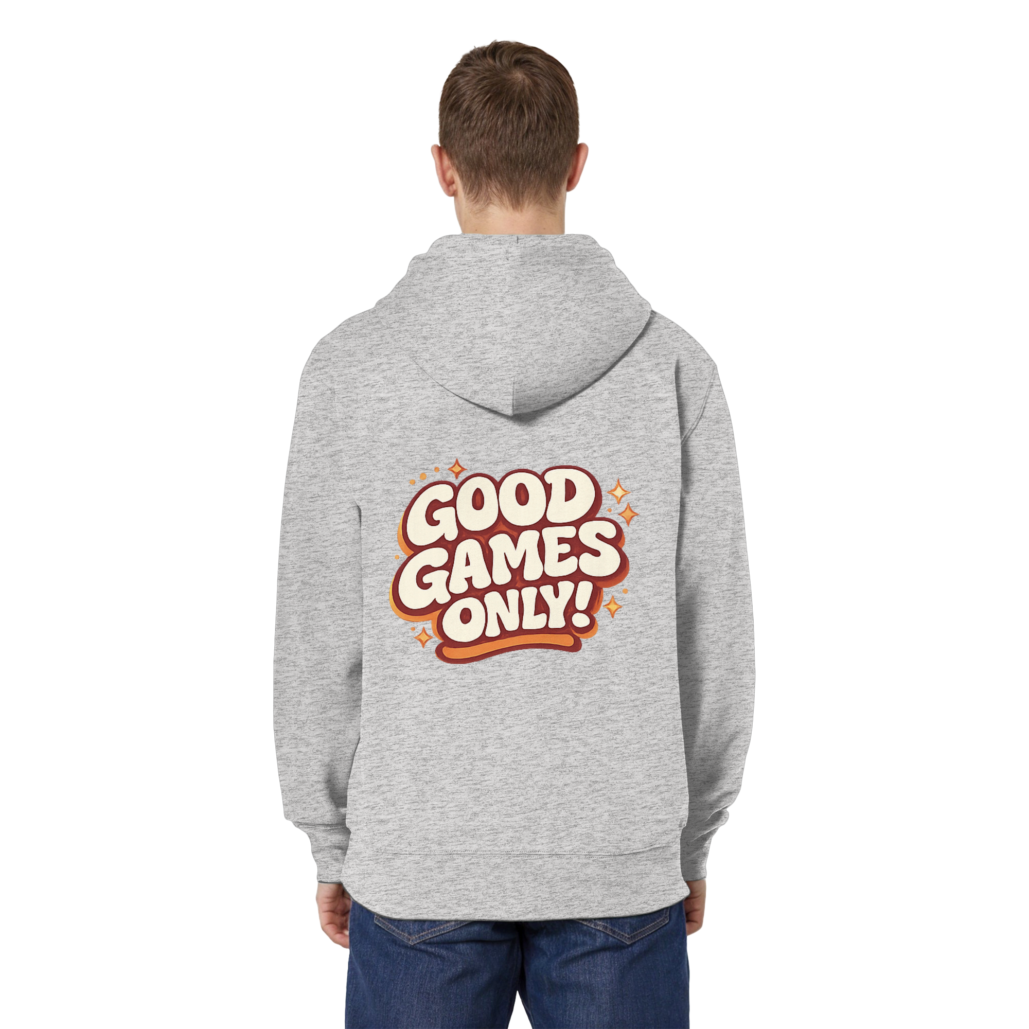 Good Games Only - unisex Zipper aus Bio-Baumwolle