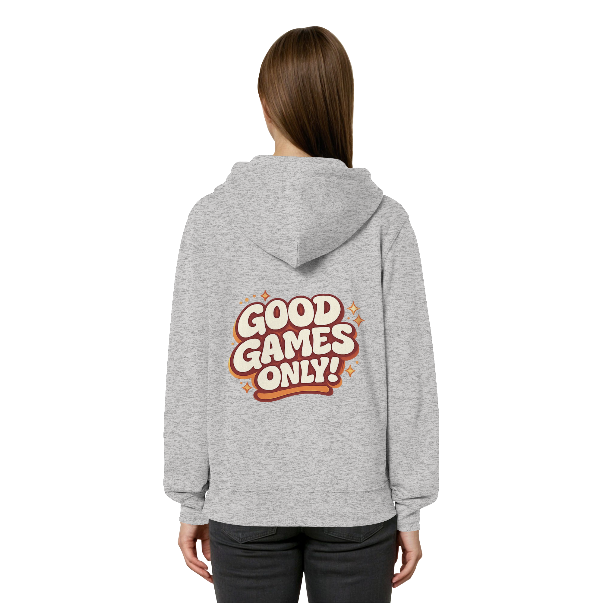 Good Games Only - unisex Zipper aus Bio-Baumwolle
