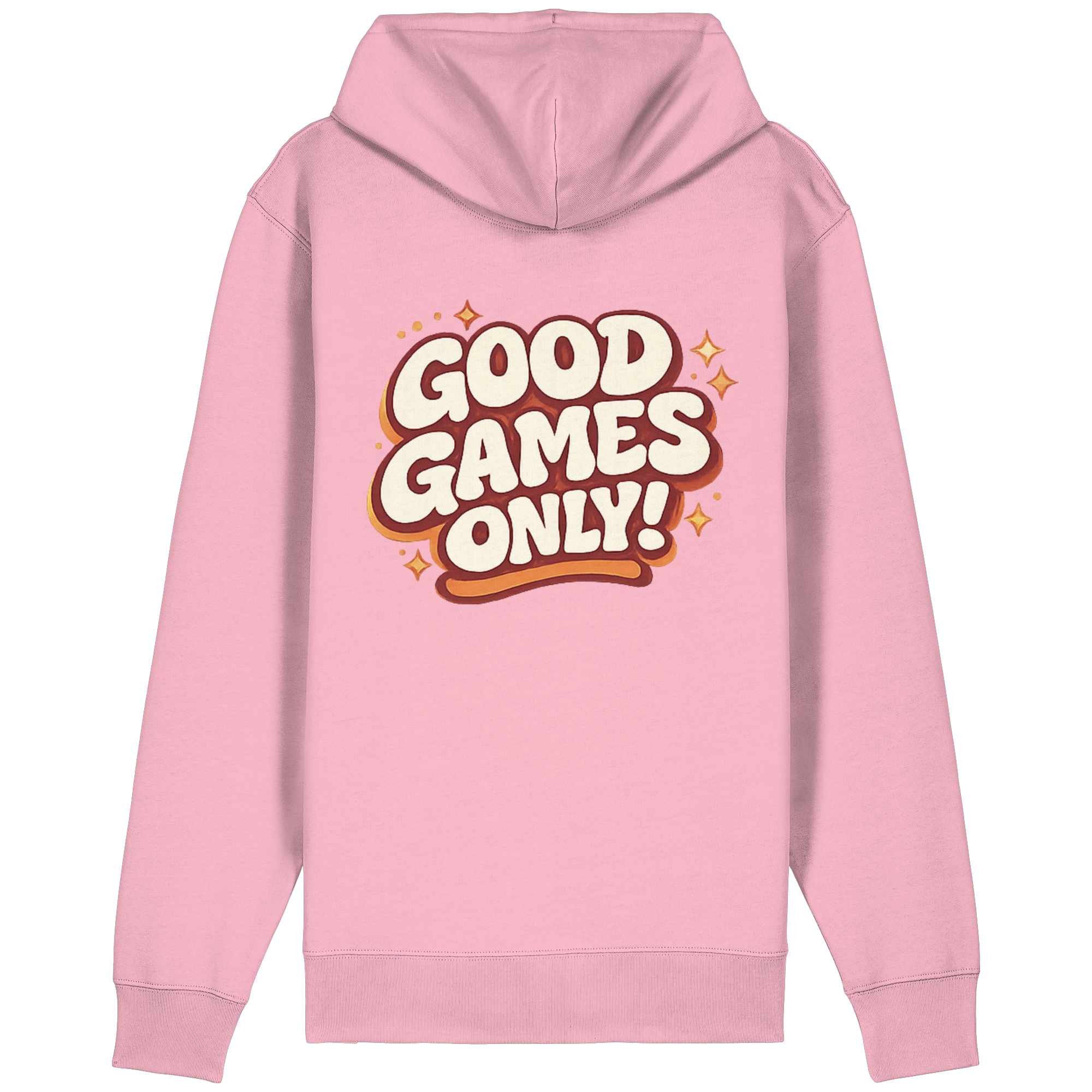 Good Games Only - unisex Zipper aus Bio-Baumwolle