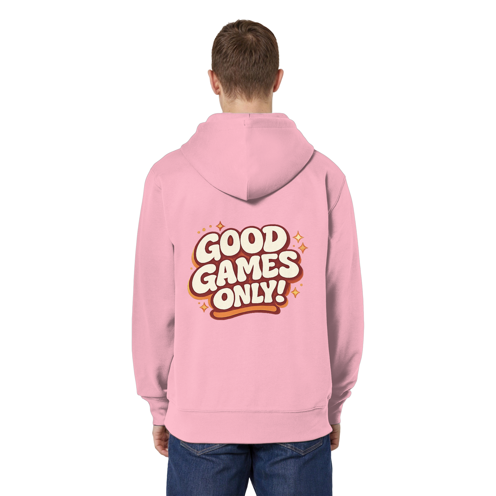 Good Games Only - unisex Zipper aus Bio-Baumwolle