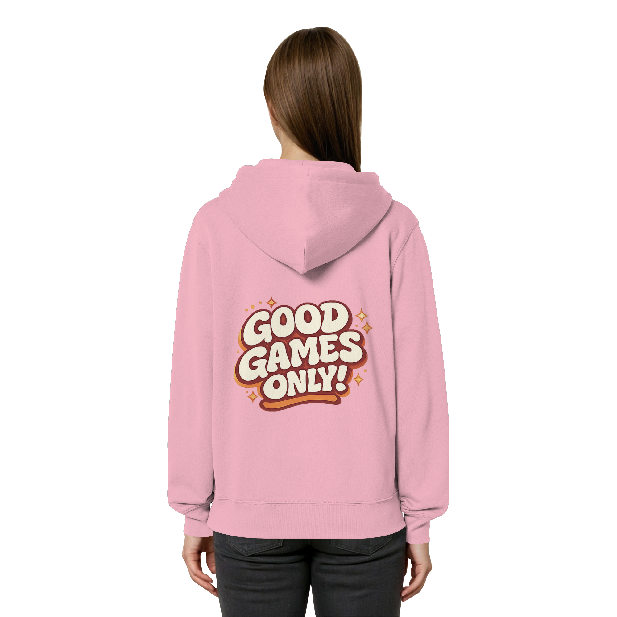 Good Games Only - unisex Zipper aus Bio-Baumwolle