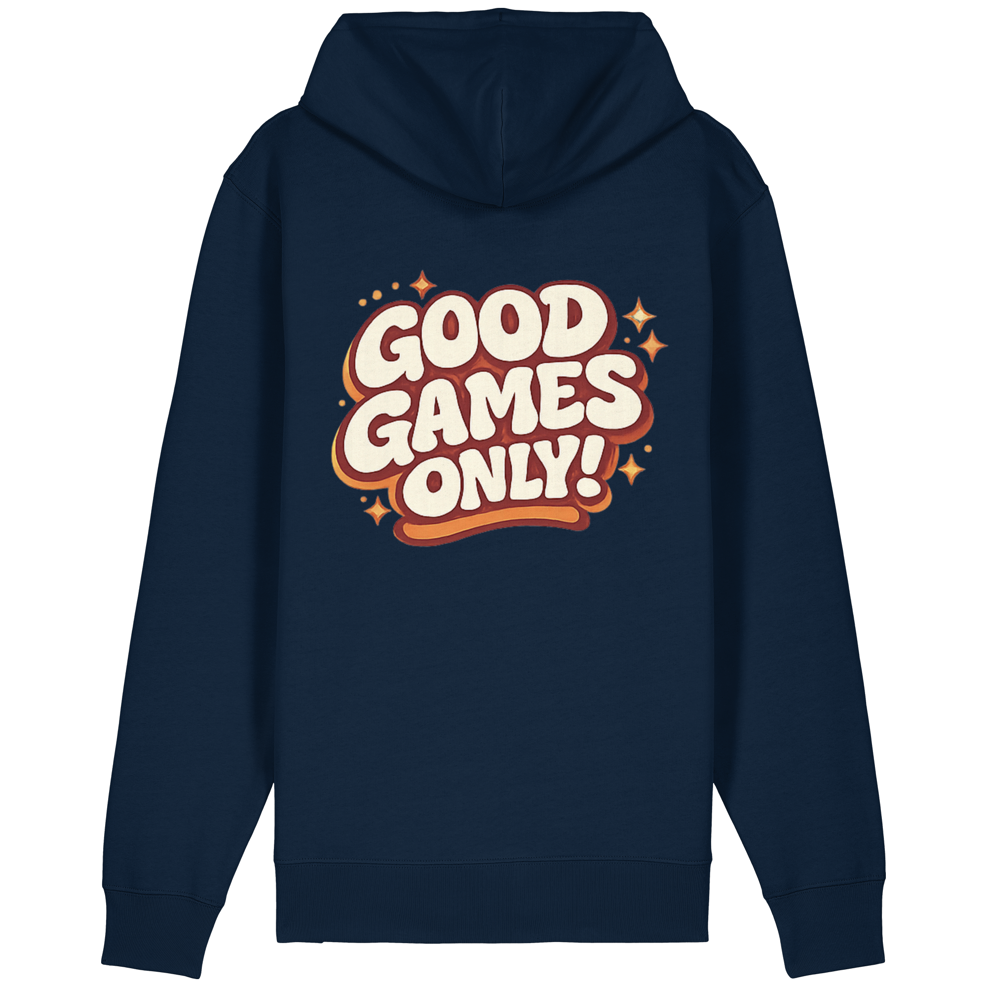 Good Games Only - unisex Zipper aus Bio-Baumwolle