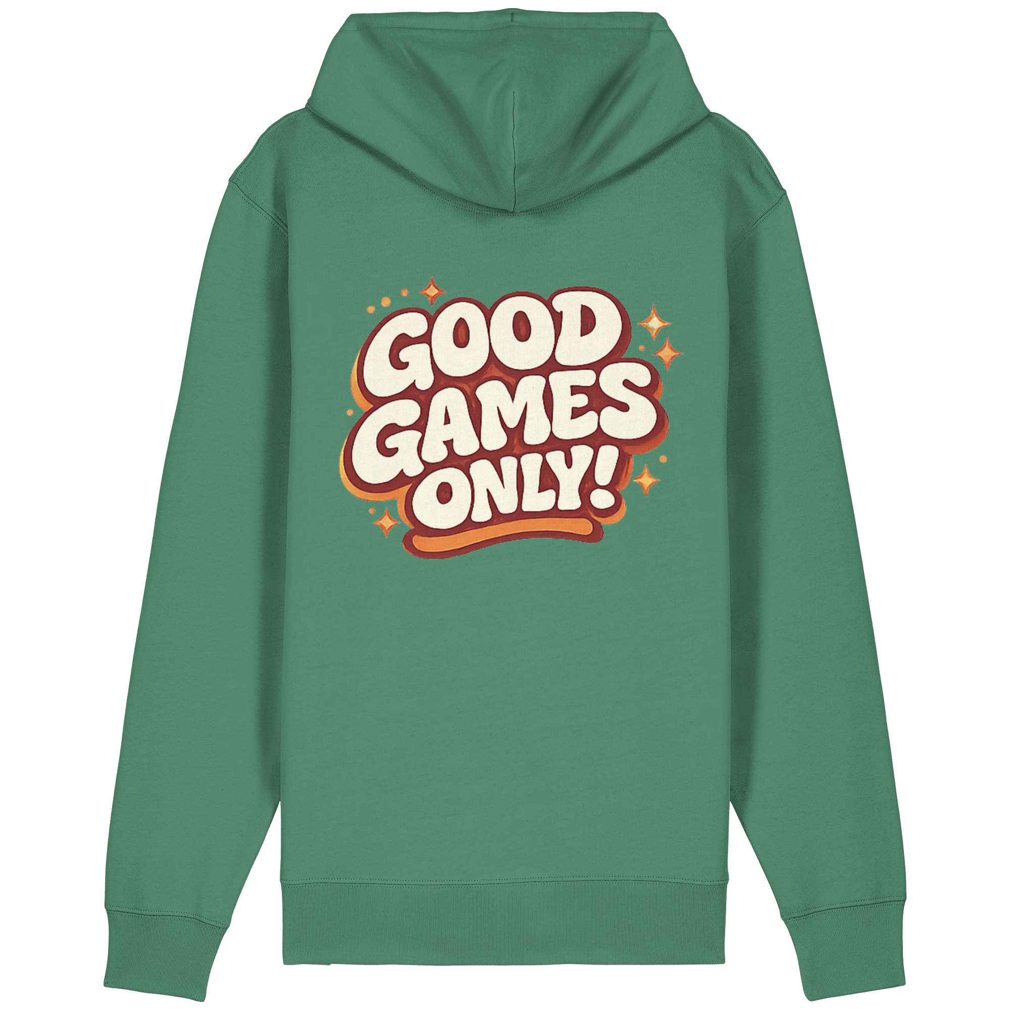 Good Games Only - unisex Zipper aus Bio-Baumwolle