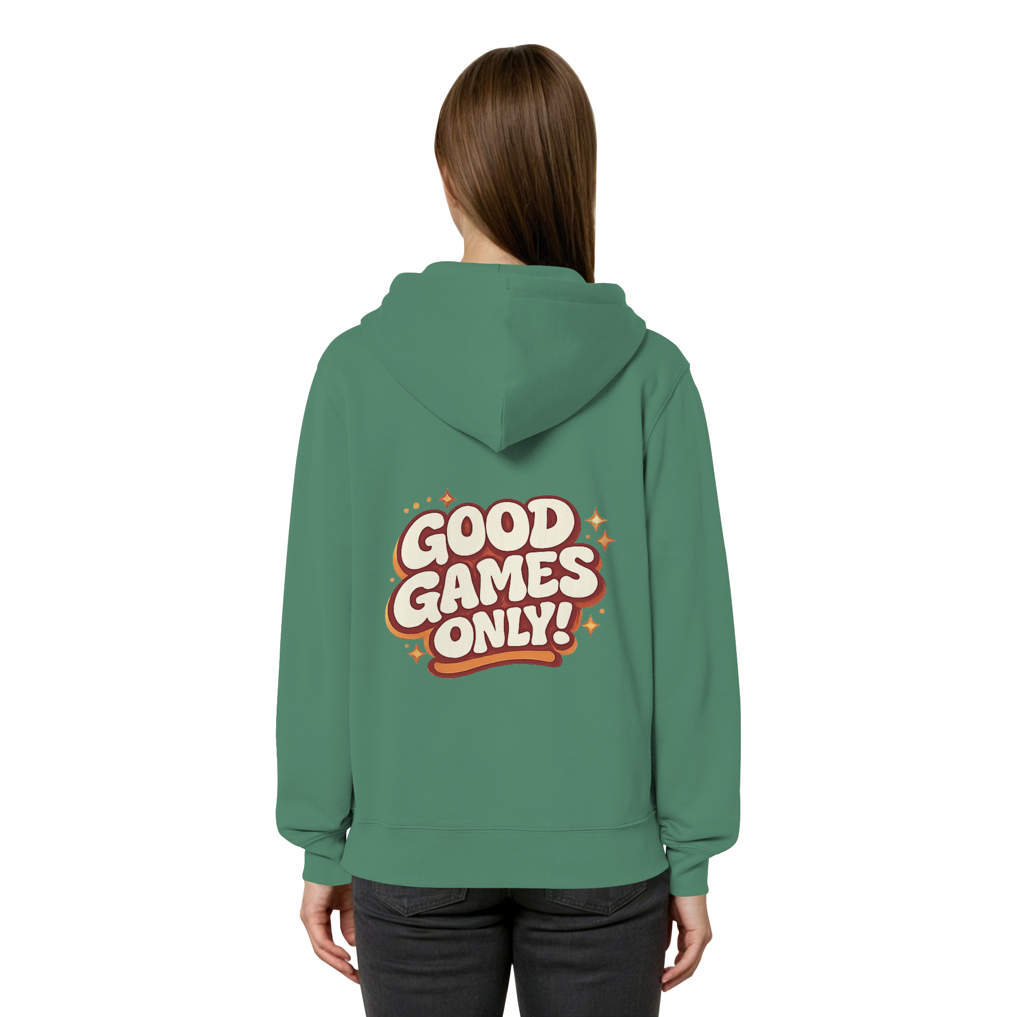 Good Games Only - unisex Zipper aus Bio-Baumwolle