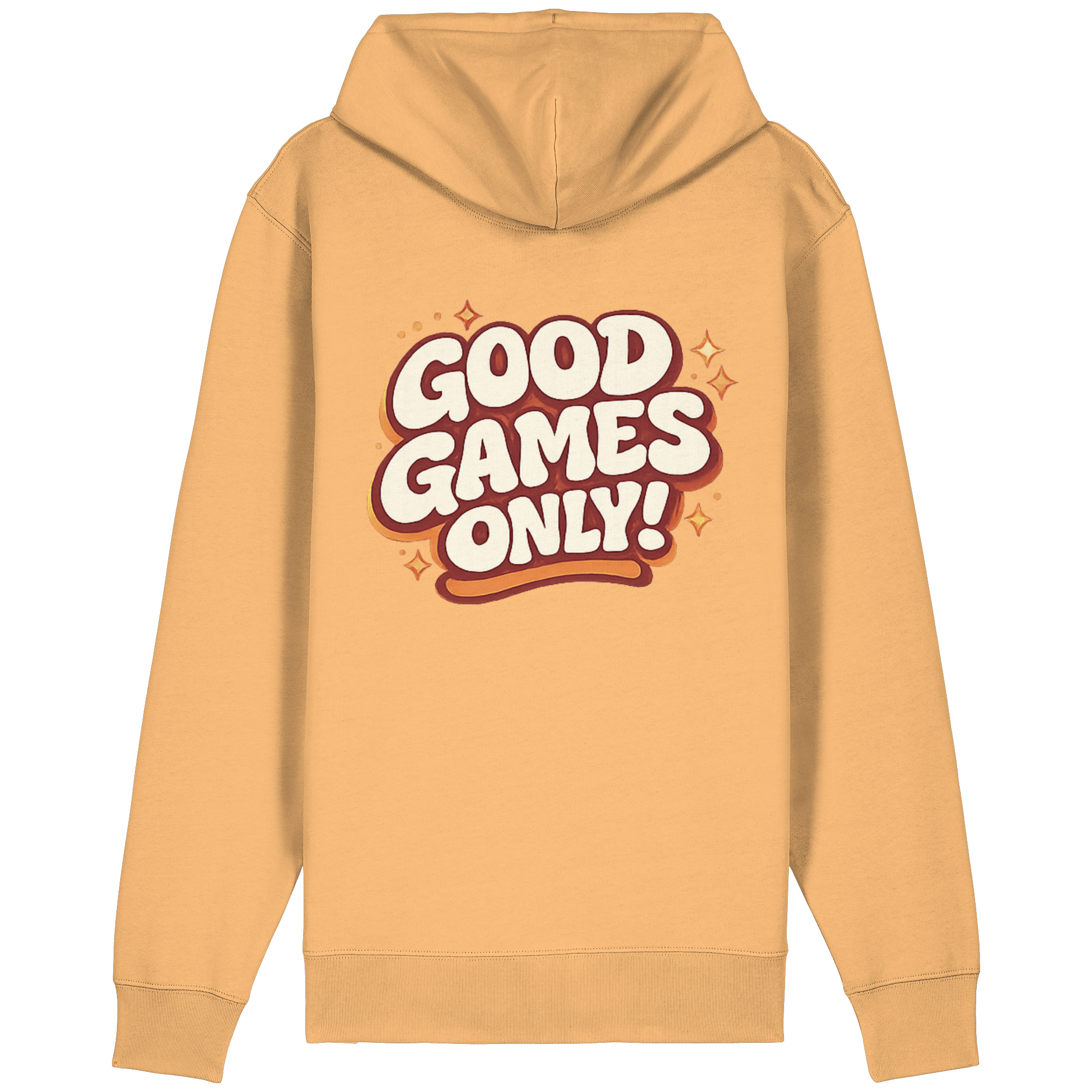Good Games Only - unisex Zipper aus Bio-Baumwolle