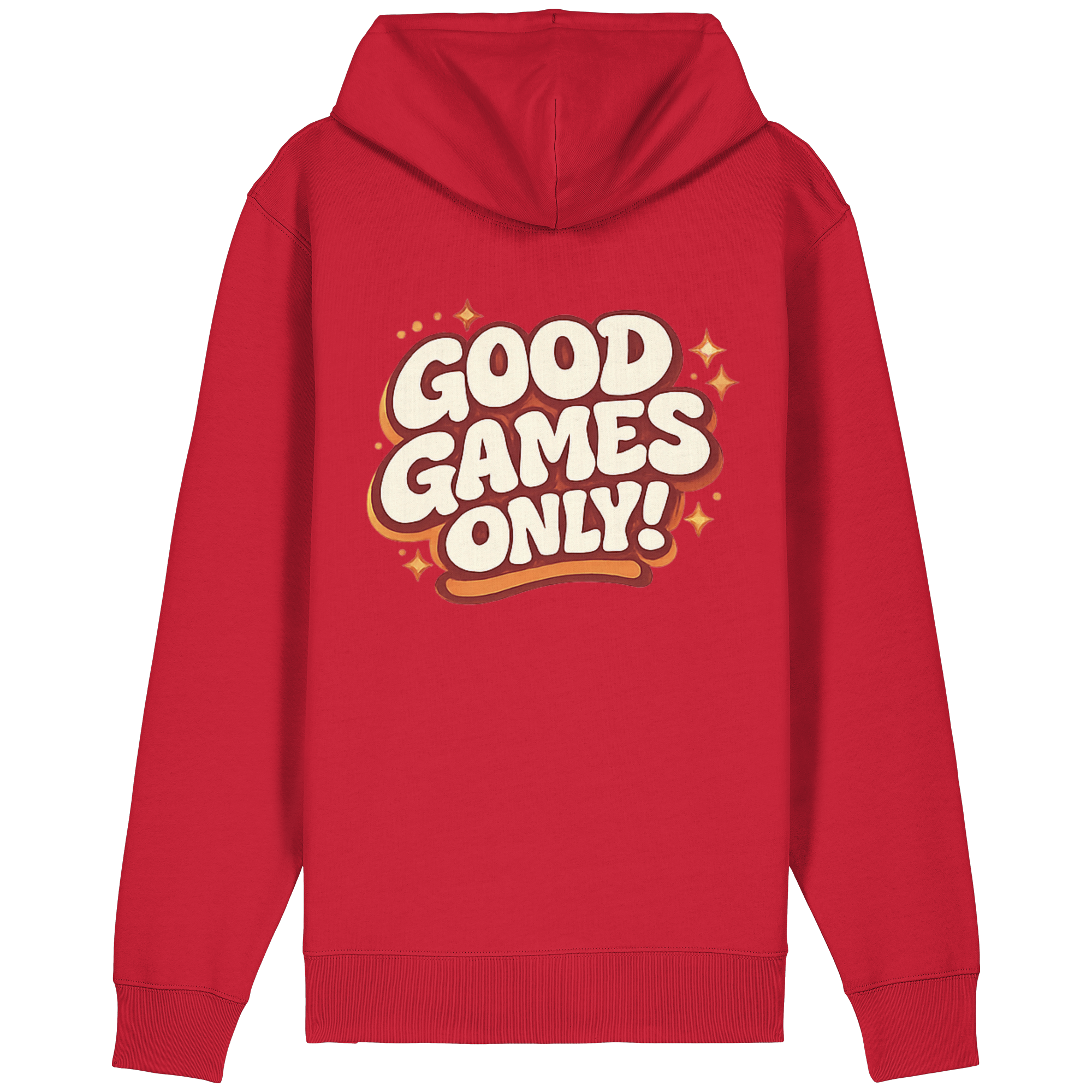 Good Games Only - unisex Zipper aus Bio-Baumwolle