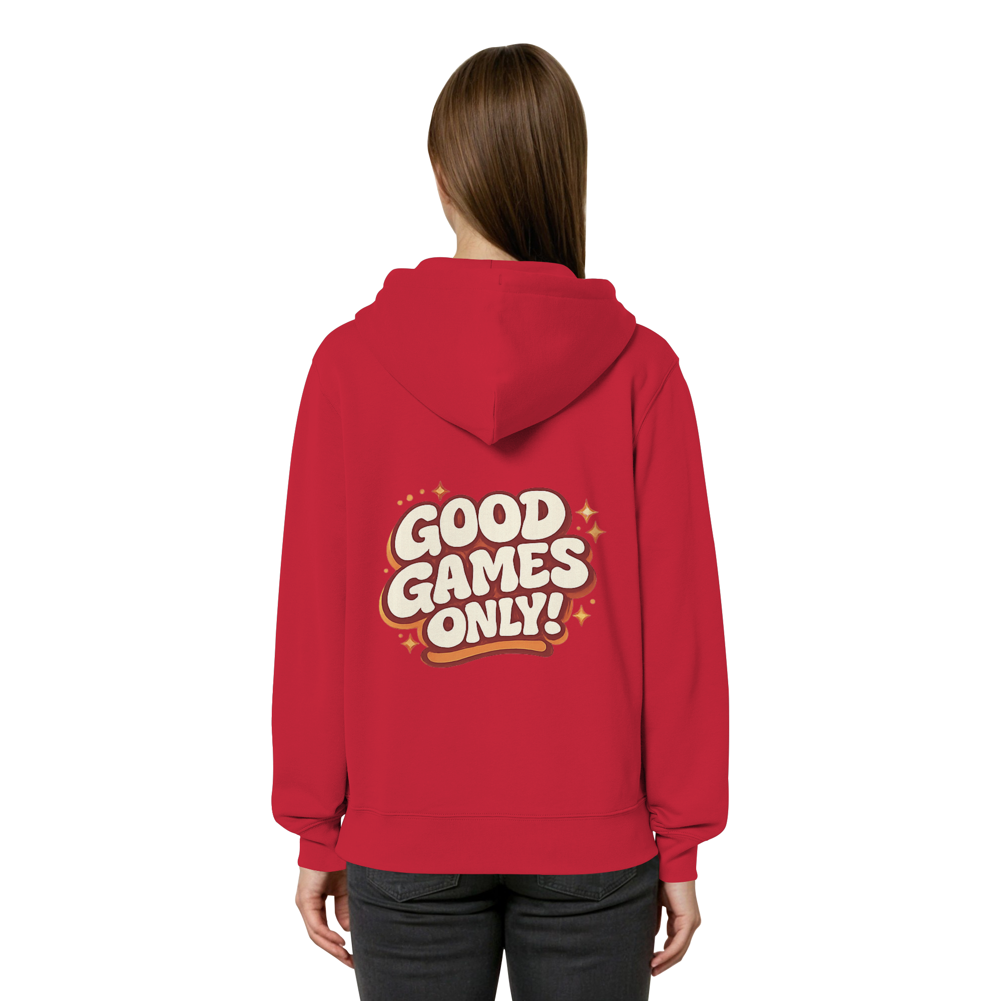 Good Games Only - unisex Zipper aus Bio-Baumwolle
