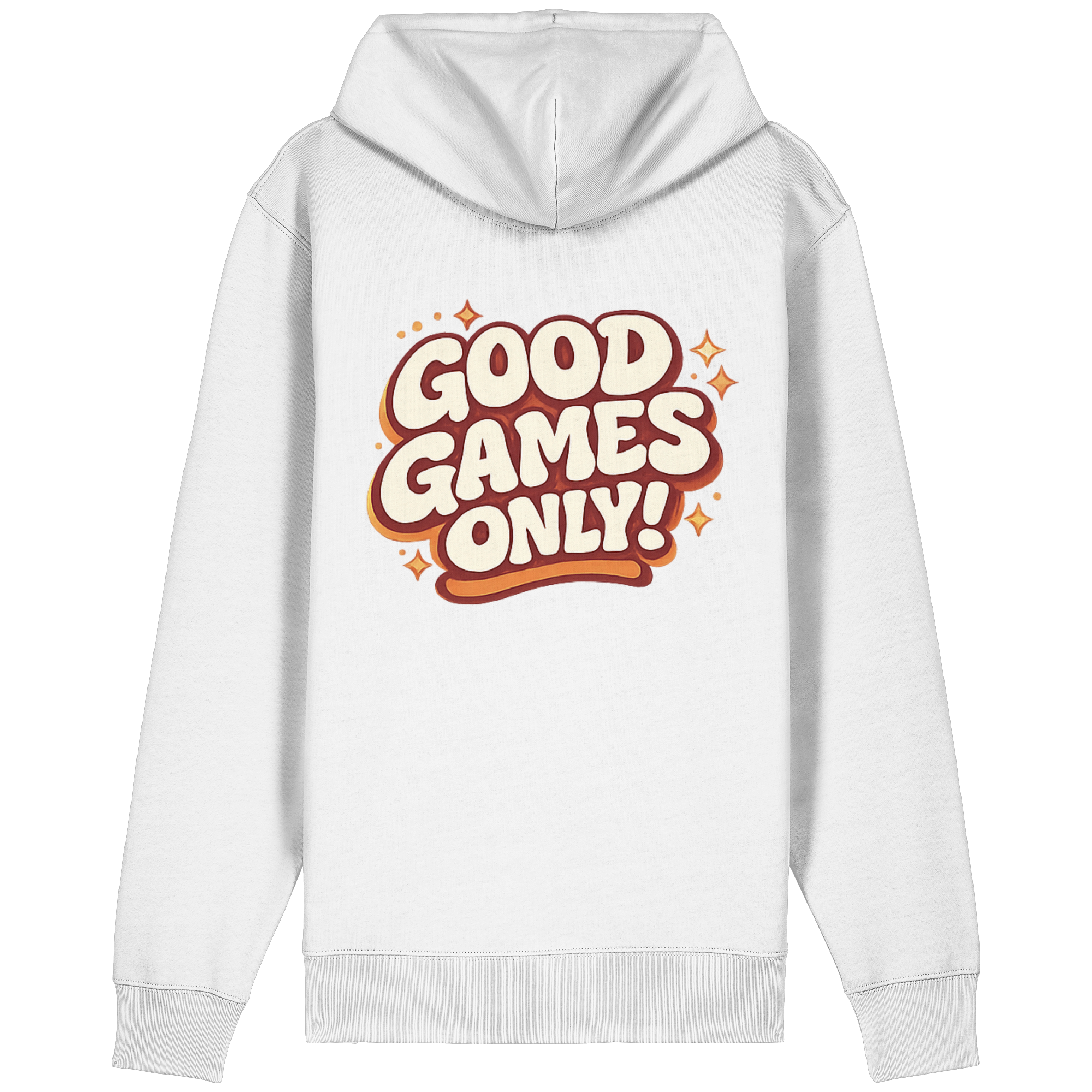 Good Games Only - unisex Zipper aus Bio-Baumwolle