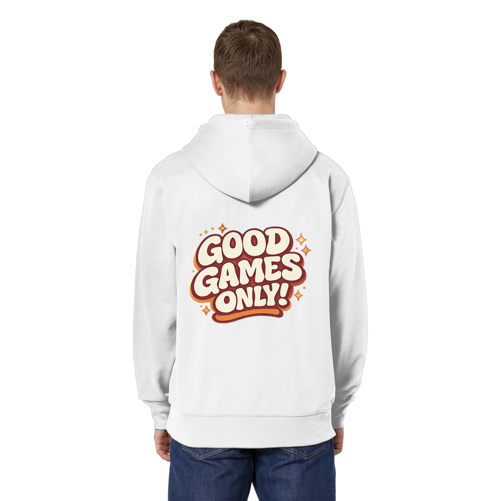 Good Games Only - unisex Zipper aus Bio-Baumwolle