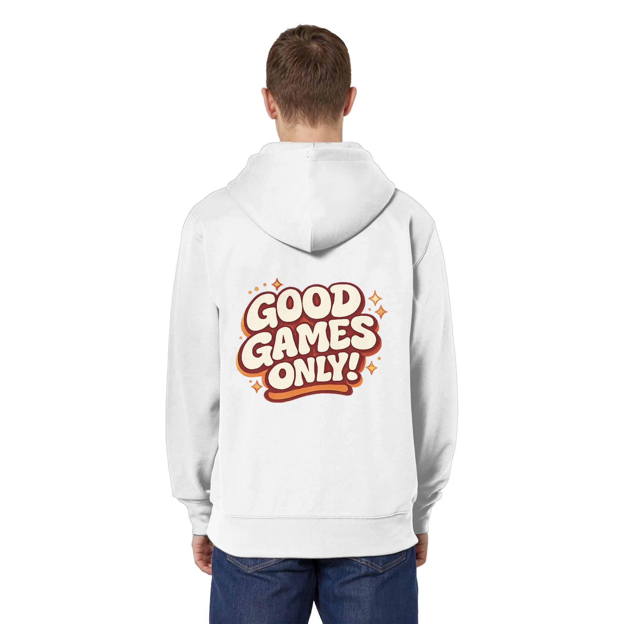 Good Games Only - unisex Zipper aus Bio-Baumwolle