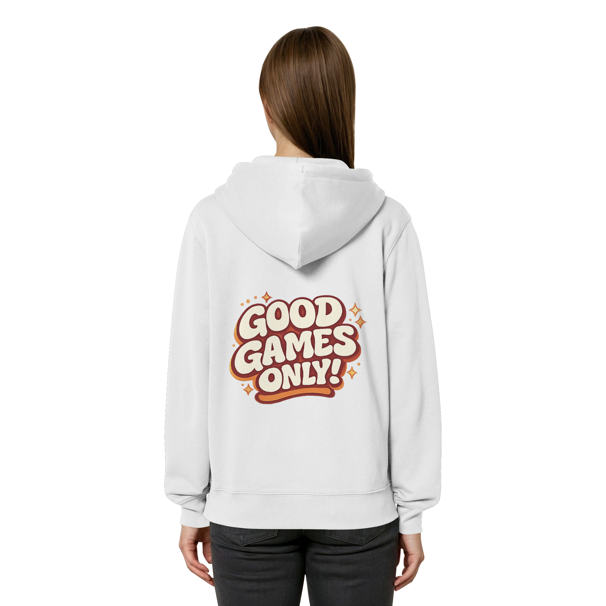Good Games Only - unisex Zipper aus Bio-Baumwolle