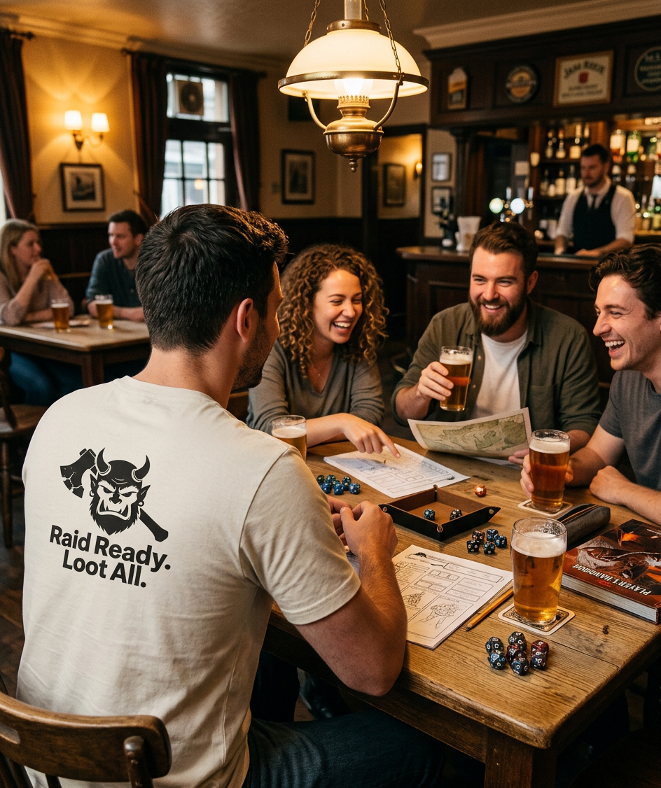 Loot Goblin Mode, unisex T-Shirt aus Bio-Baumwolle in Umstellung