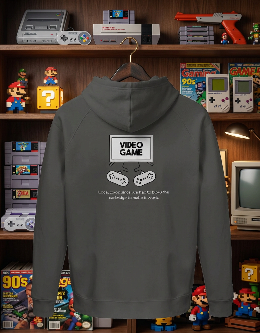 Blow the Cartridge, unisex Kapuzenpullover aus Bio-Baumwollgemisch