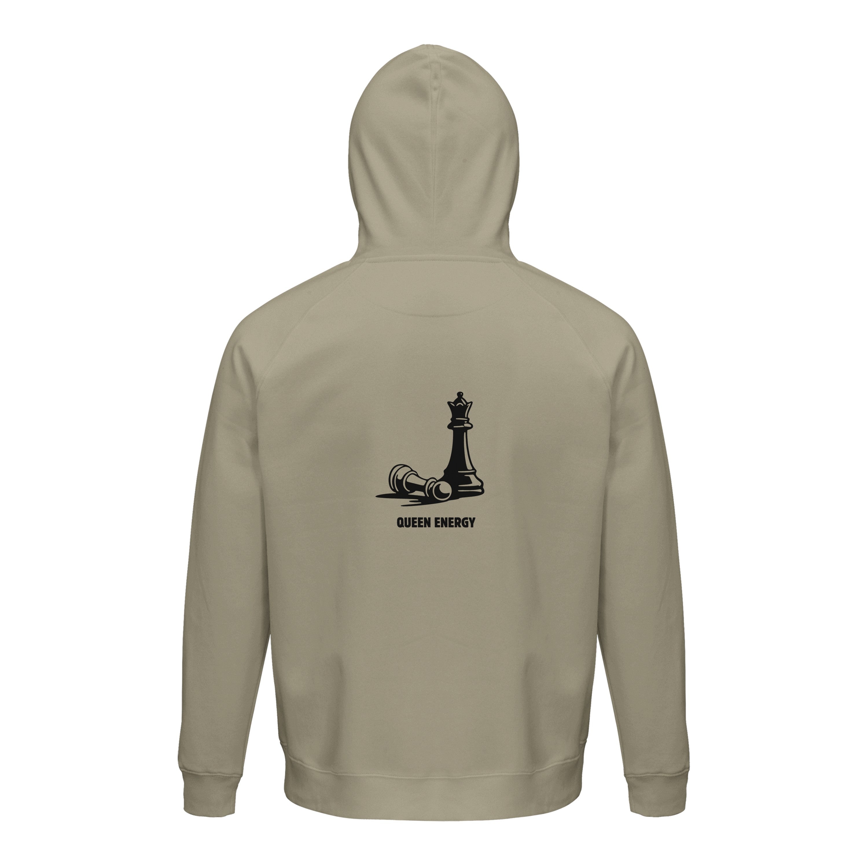 Ein Zug. Eine klare Sache. Unisex Kapuzenpullover aus Bio-Baumwollgemisch