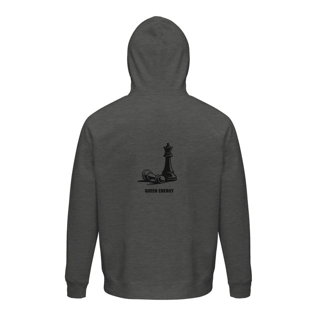 Ein Zug. Eine klare Sache. Unisex Kapuzenpullover aus Bio-Baumwollgemisch
