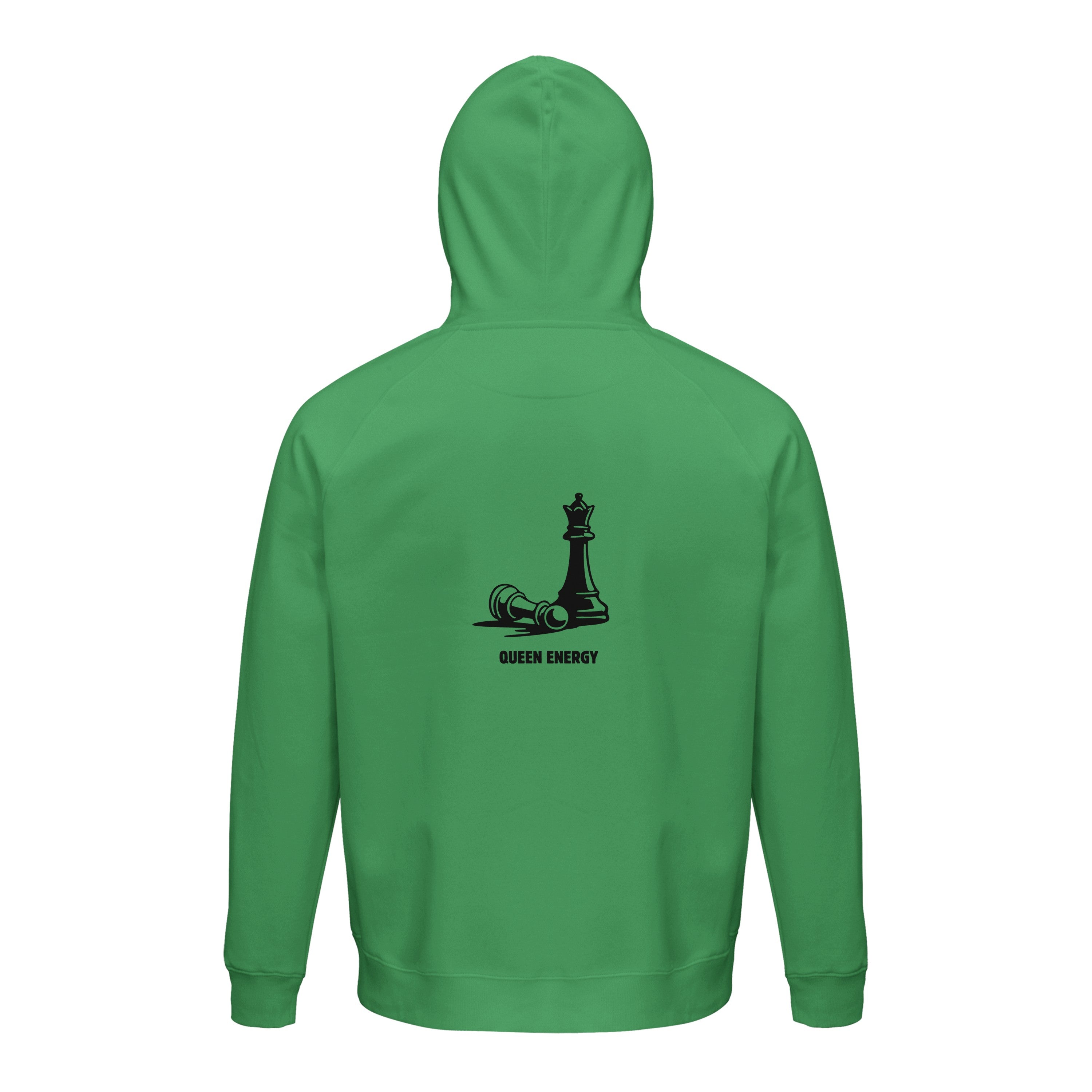Ein Zug. Eine klare Sache. Unisex Kapuzenpullover aus Bio-Baumwollgemisch