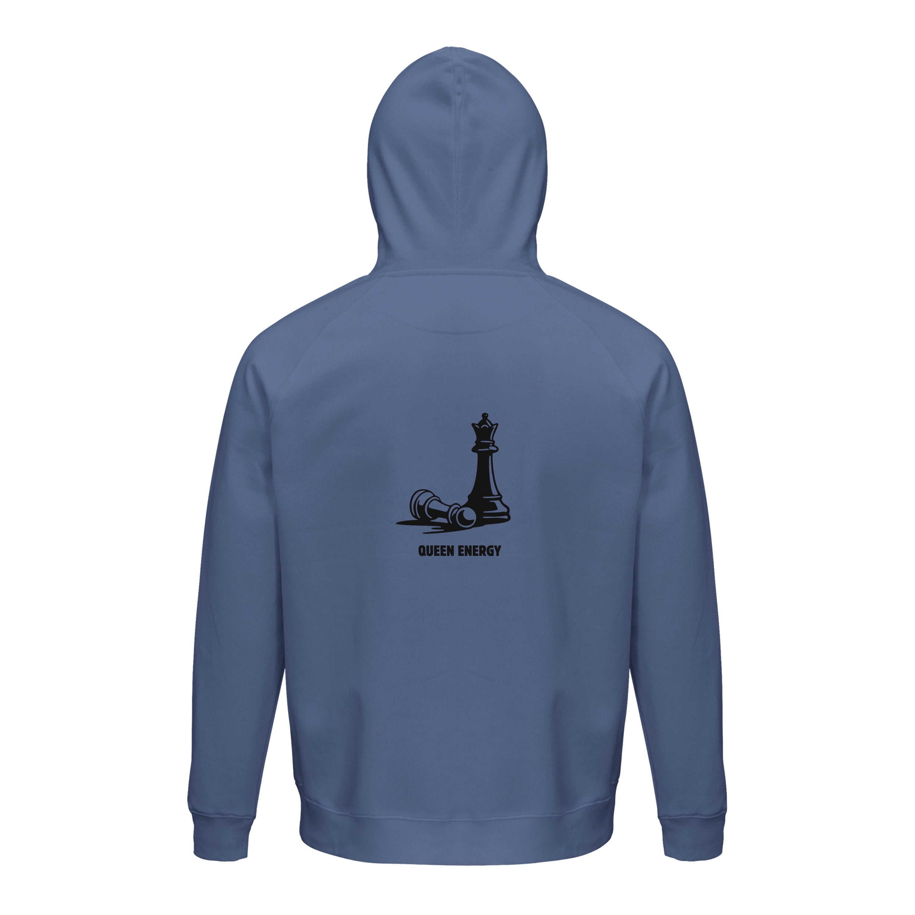 Ein Zug. Eine klare Sache. Unisex Kapuzenpullover aus Bio-Baumwollgemisch