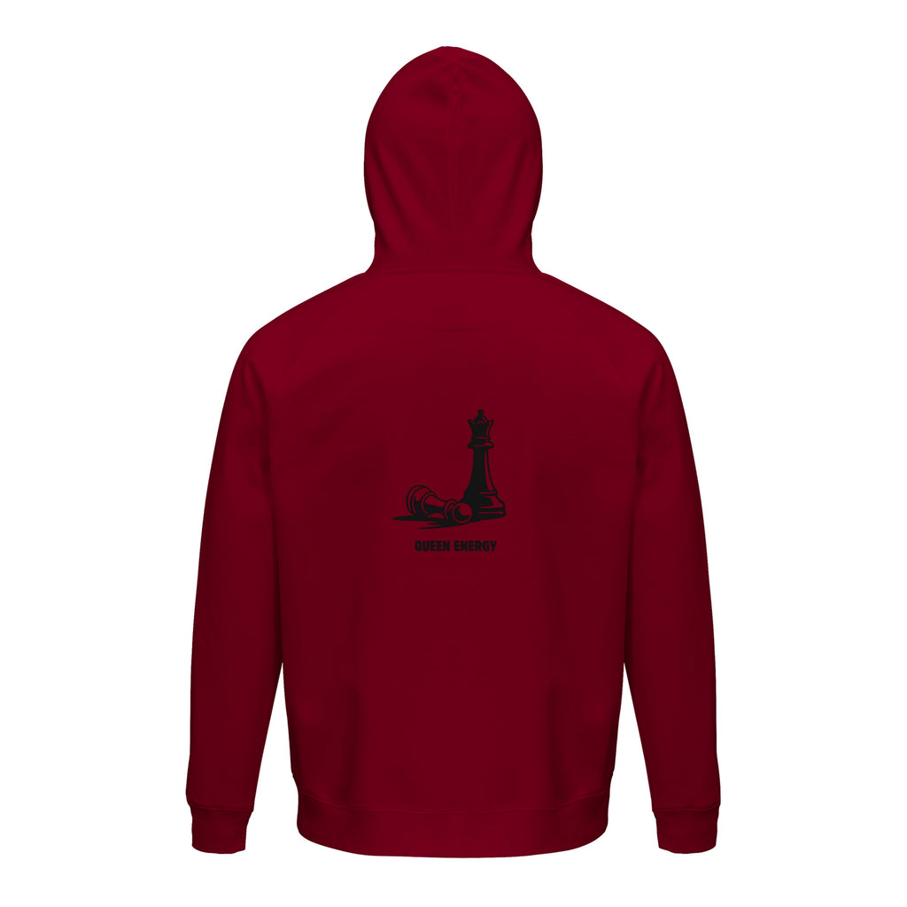 Ein Zug. Eine klare Sache. Unisex Kapuzenpullover aus Bio-Baumwollgemisch
