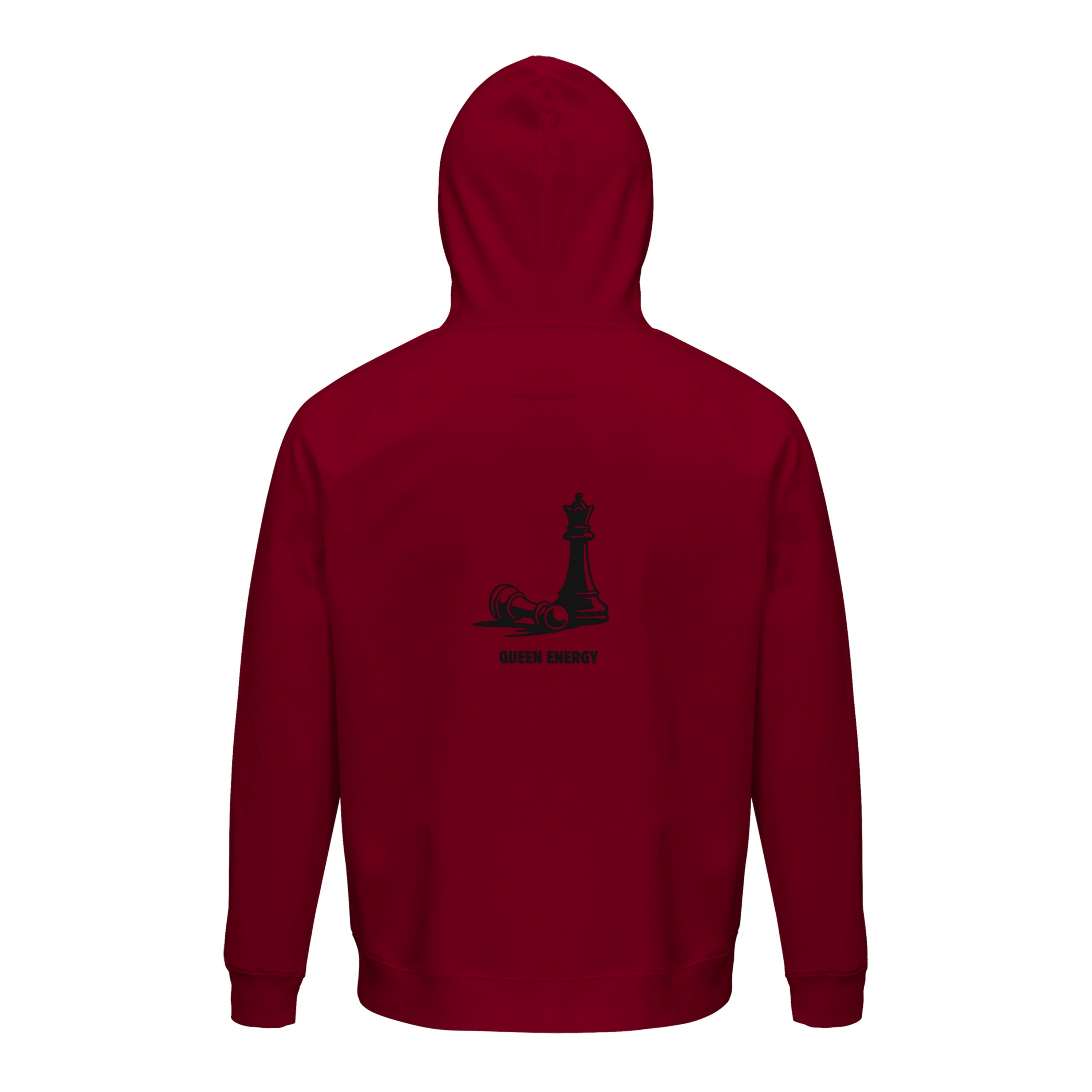 Ein Zug. Eine klare Sache. Unisex Kapuzenpullover aus Bio-Baumwollgemisch