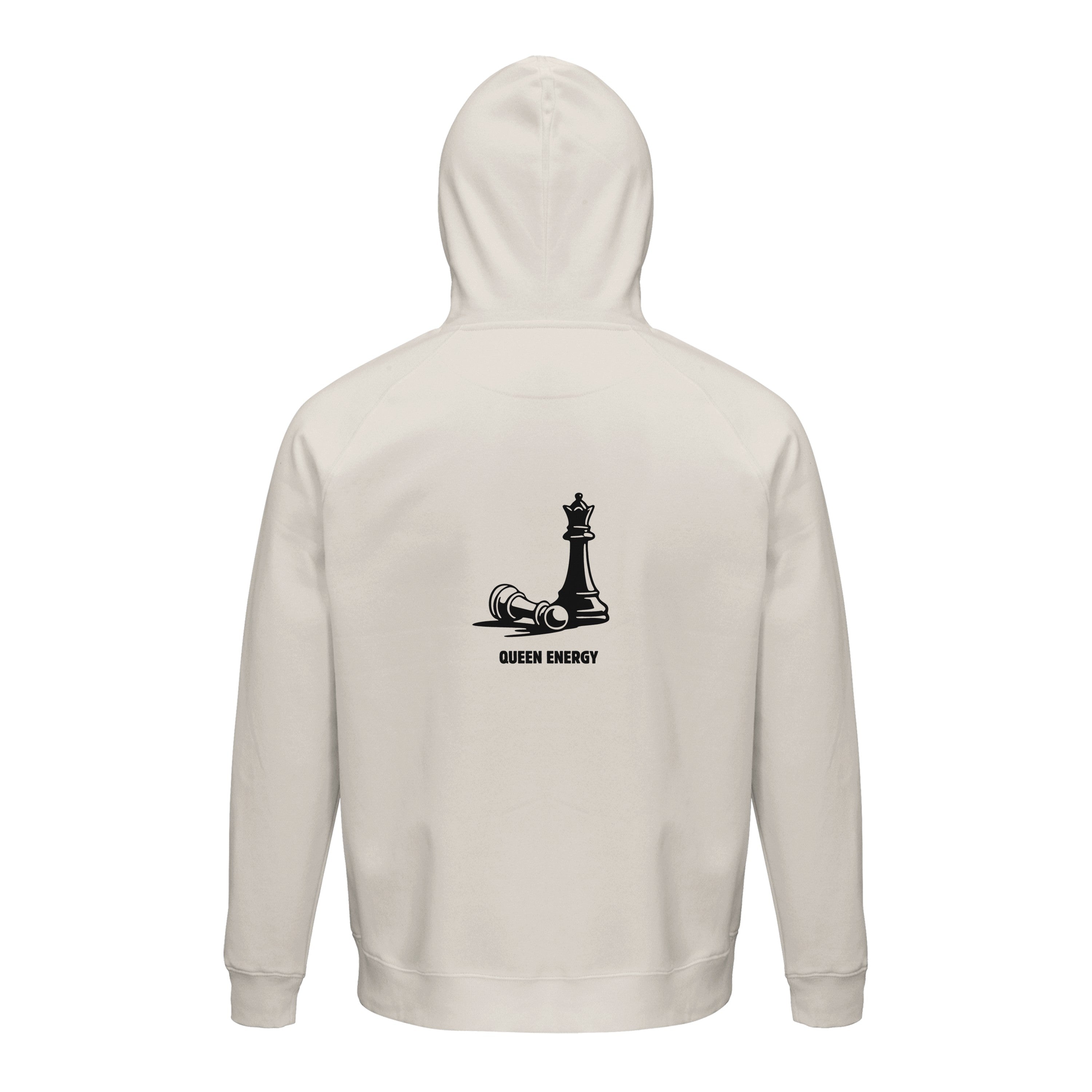 Ein Zug. Eine klare Sache. Unisex Kapuzenpullover aus Bio-Baumwollgemisch