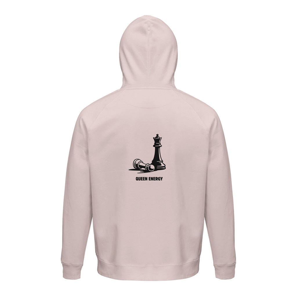 Ein Zug. Eine klare Sache. Unisex Kapuzenpullover aus Bio-Baumwollgemisch
