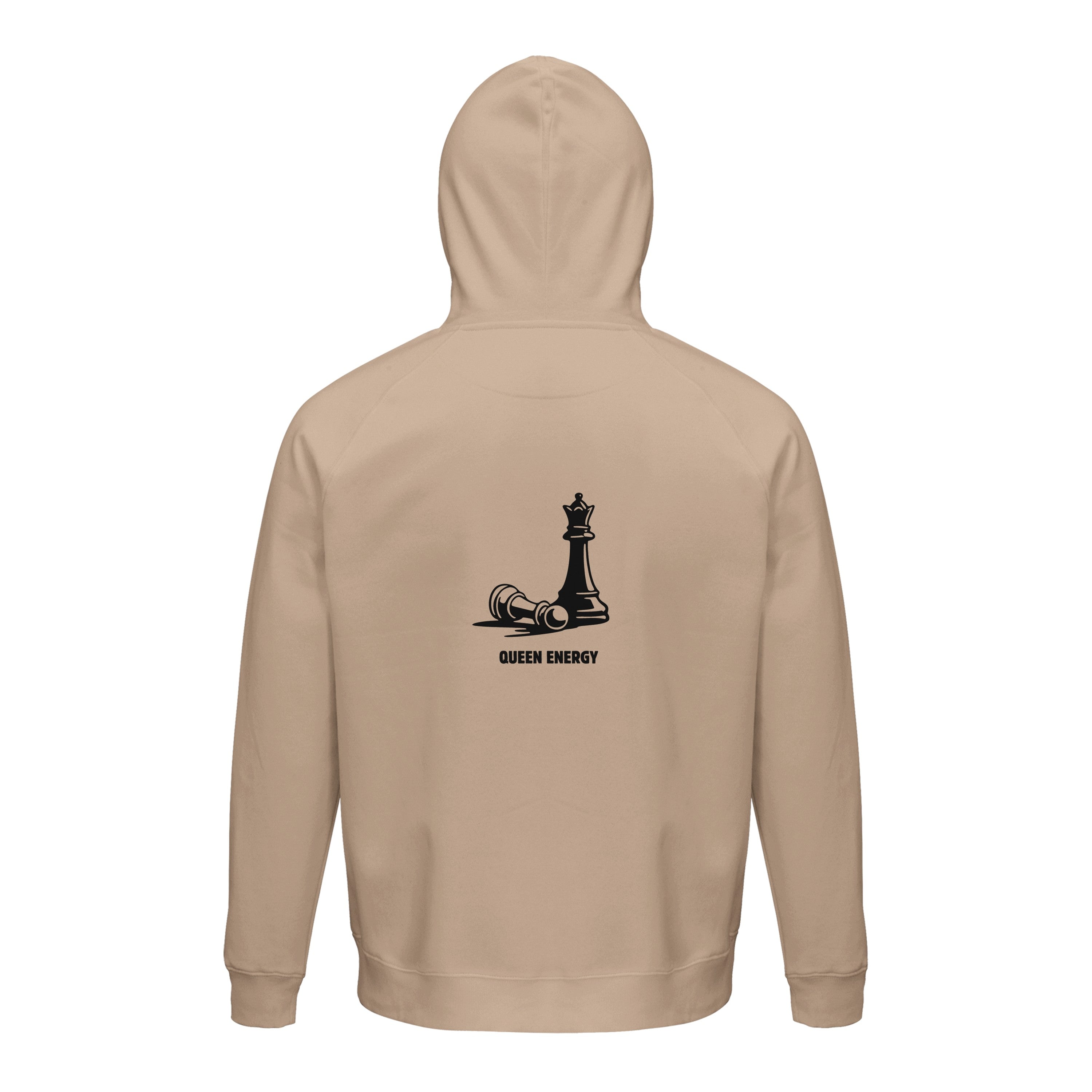 Ein Zug. Eine klare Sache. Unisex Kapuzenpullover aus Bio-Baumwollgemisch