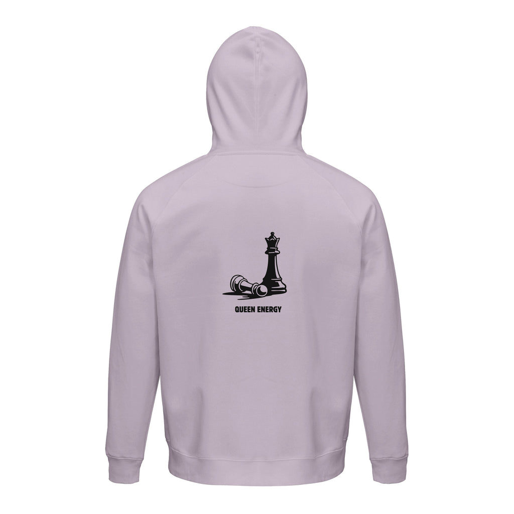 Ein Zug. Eine klare Sache. Unisex Kapuzenpullover aus Bio-Baumwollgemisch