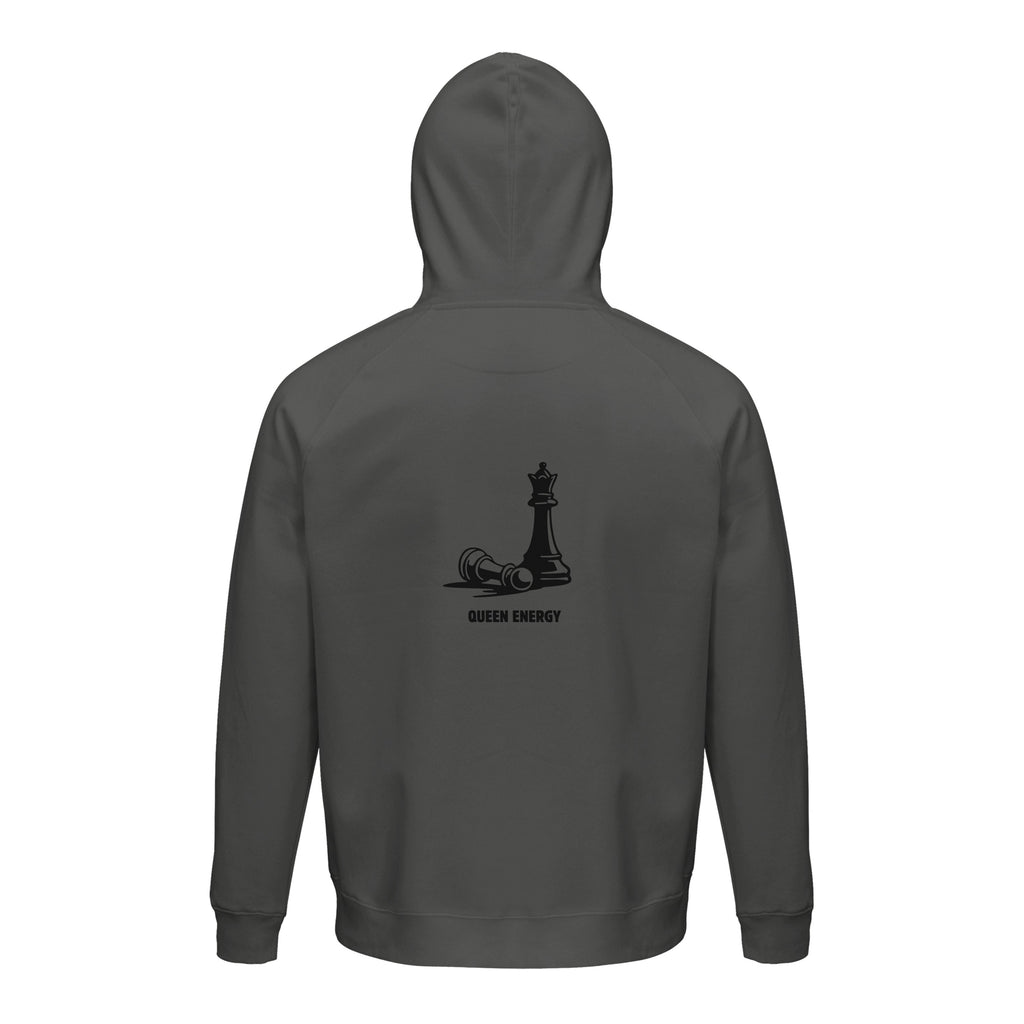 Ein Zug. Eine klare Sache. Unisex Kapuzenpullover aus Bio-Baumwollgemisch