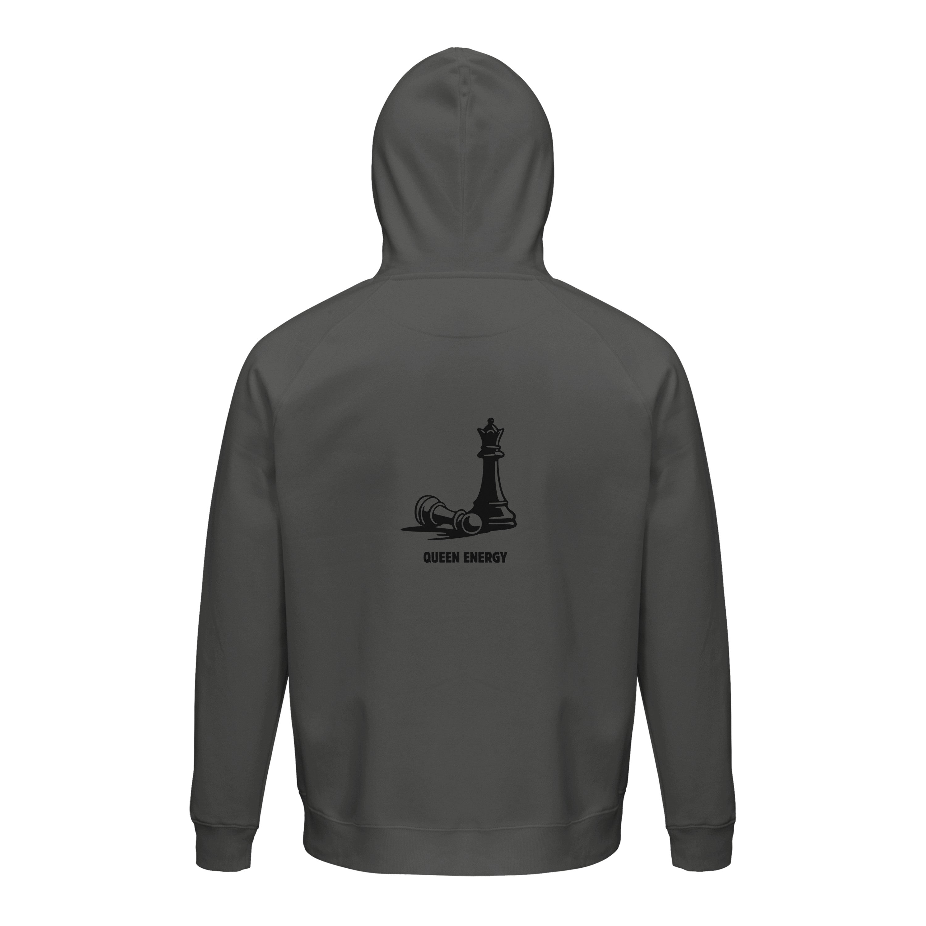 Ein Zug. Eine klare Sache. Unisex Kapuzenpullover aus Bio-Baumwollgemisch