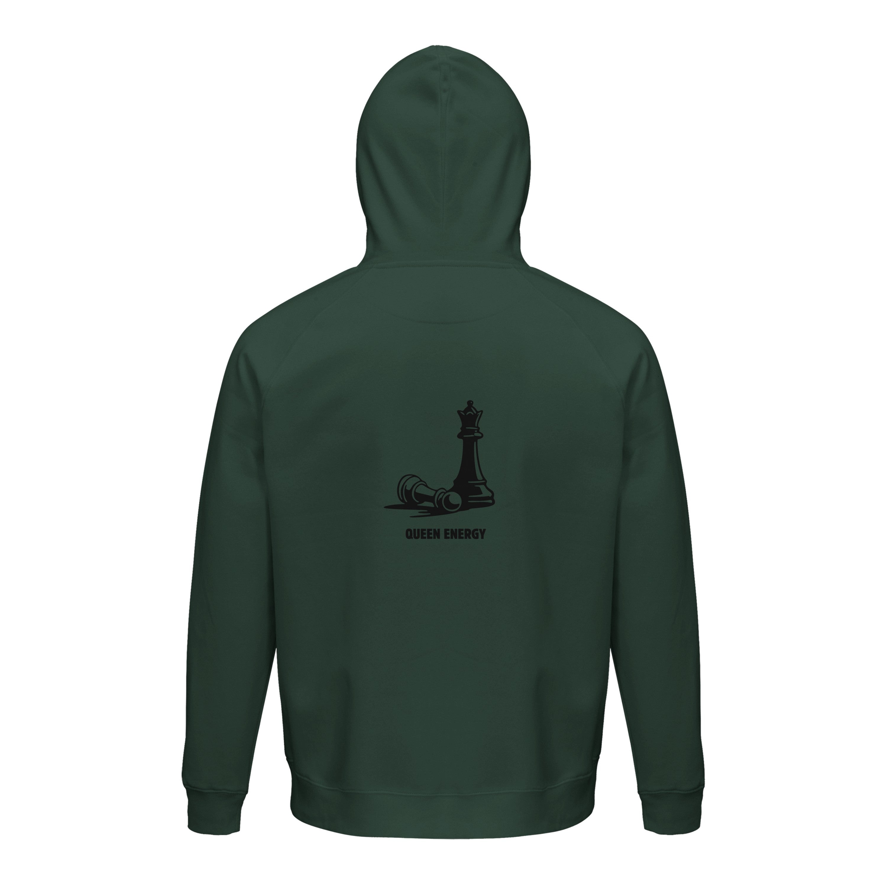 Ein Zug. Eine klare Sache. Unisex Kapuzenpullover aus Bio-Baumwollgemisch