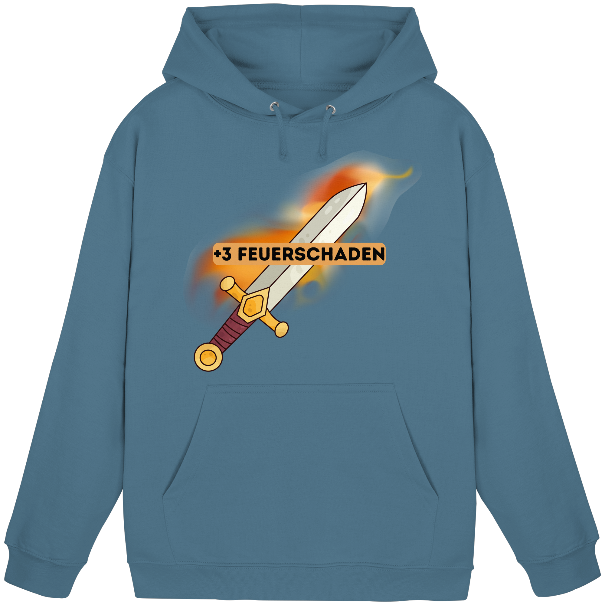 +3 Feuerschaden - Basic Unisex Hoodie