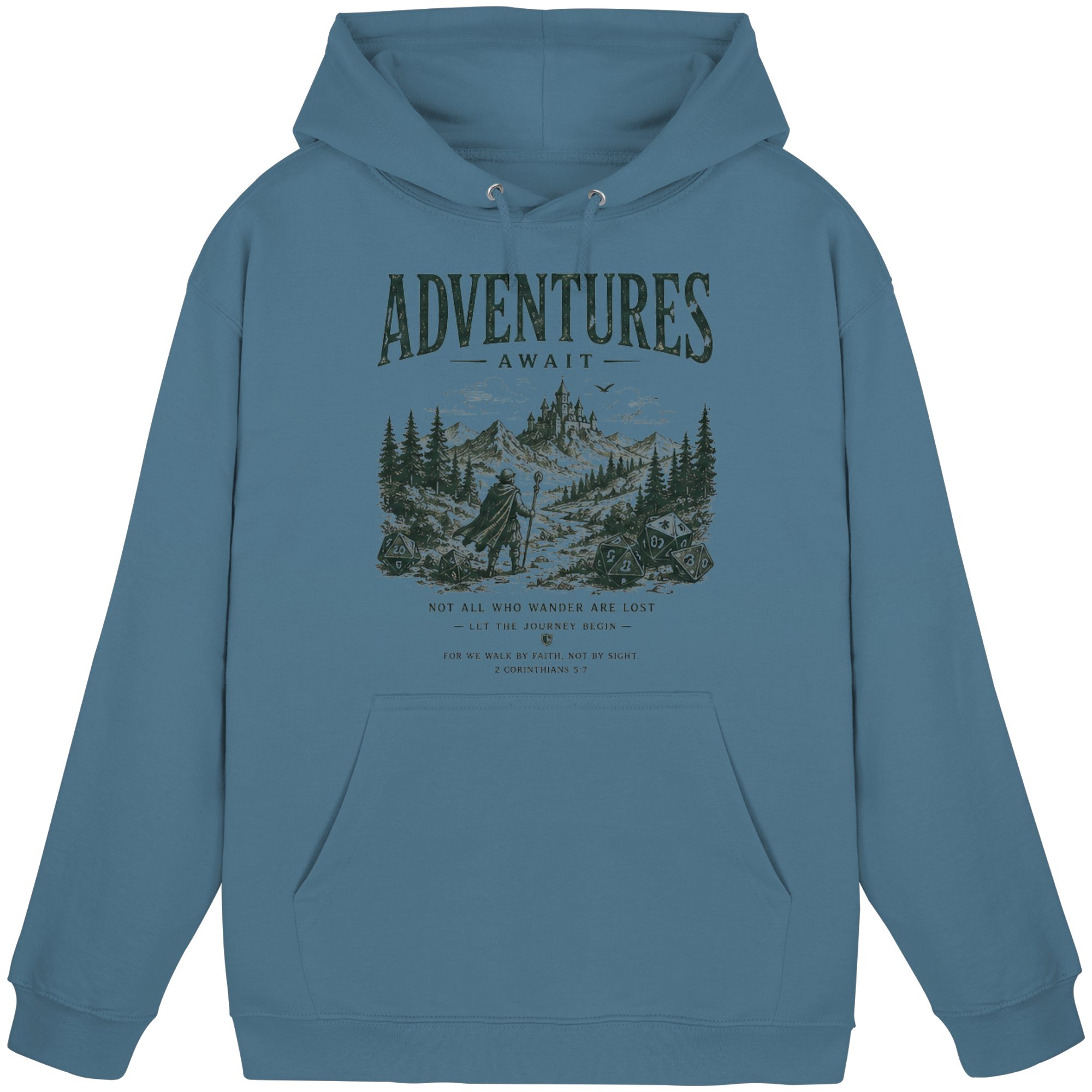 Adventures Await. - Basic Unisex Hoodie