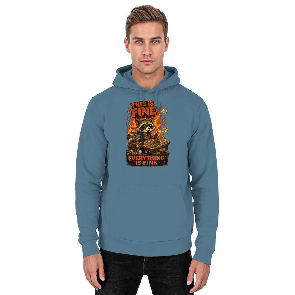 This Is Fine Club! - Basic Unisex Hoodie
