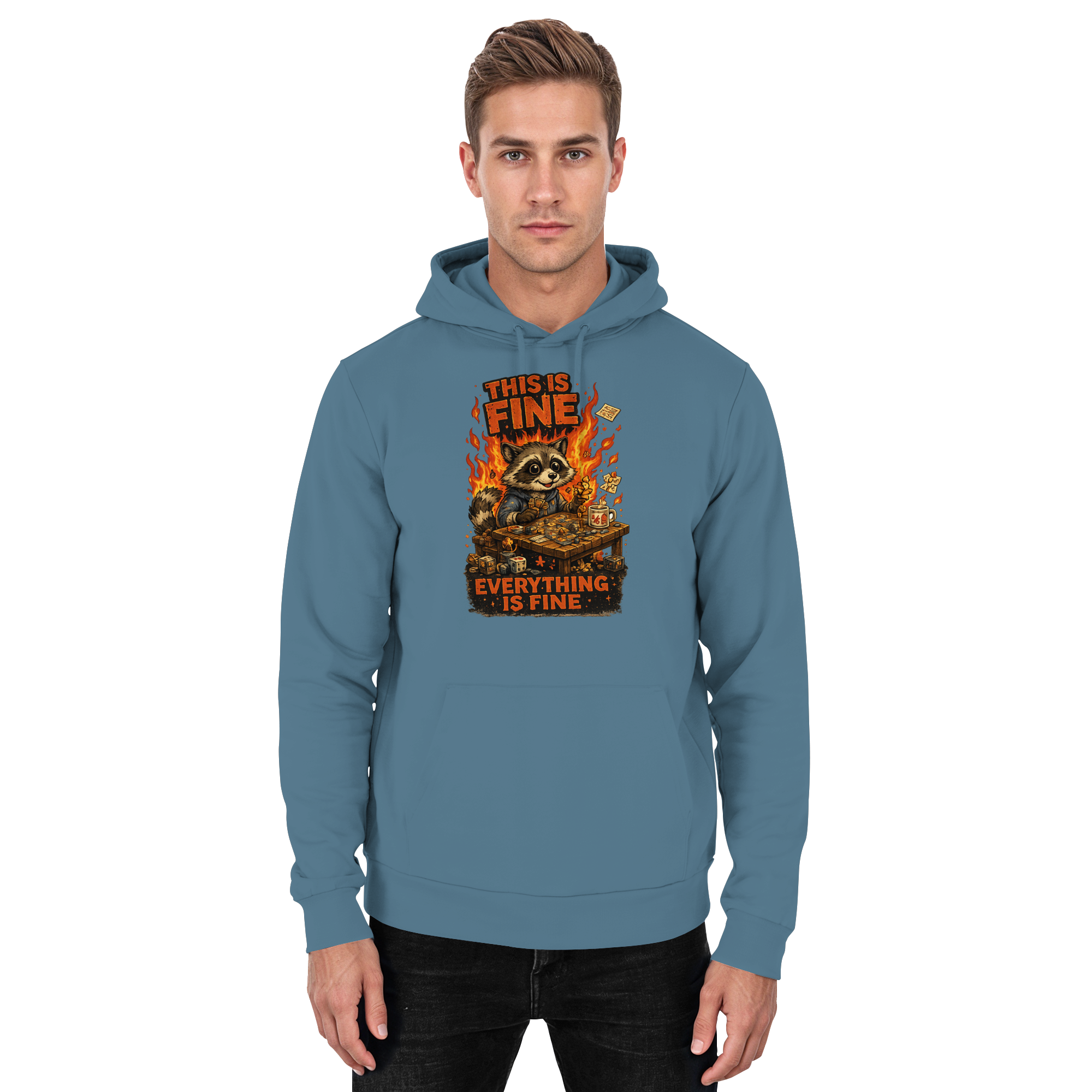 This Is Fine Club! - Basic Unisex Hoodie