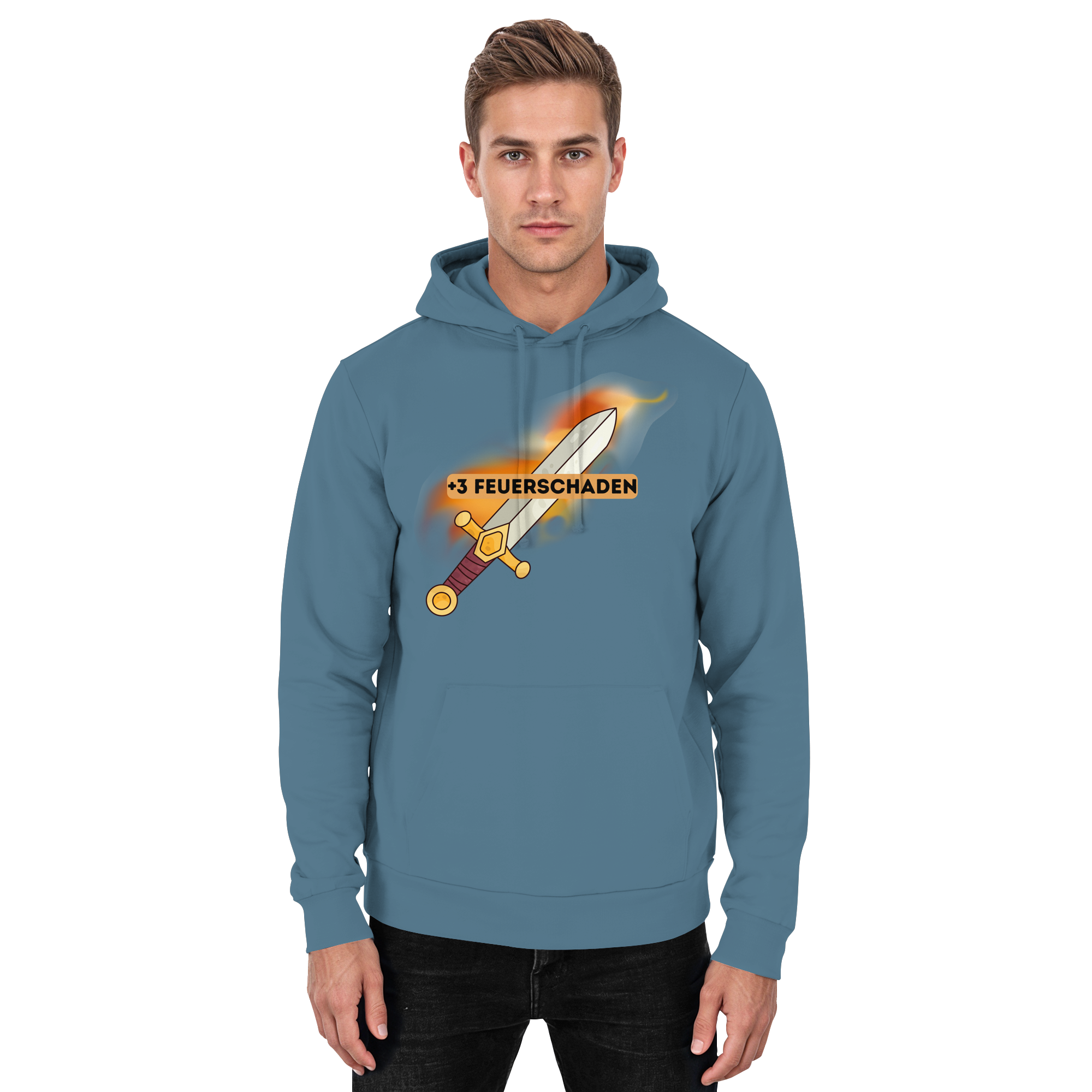 +3 Feuerschaden - Basic Unisex Hoodie