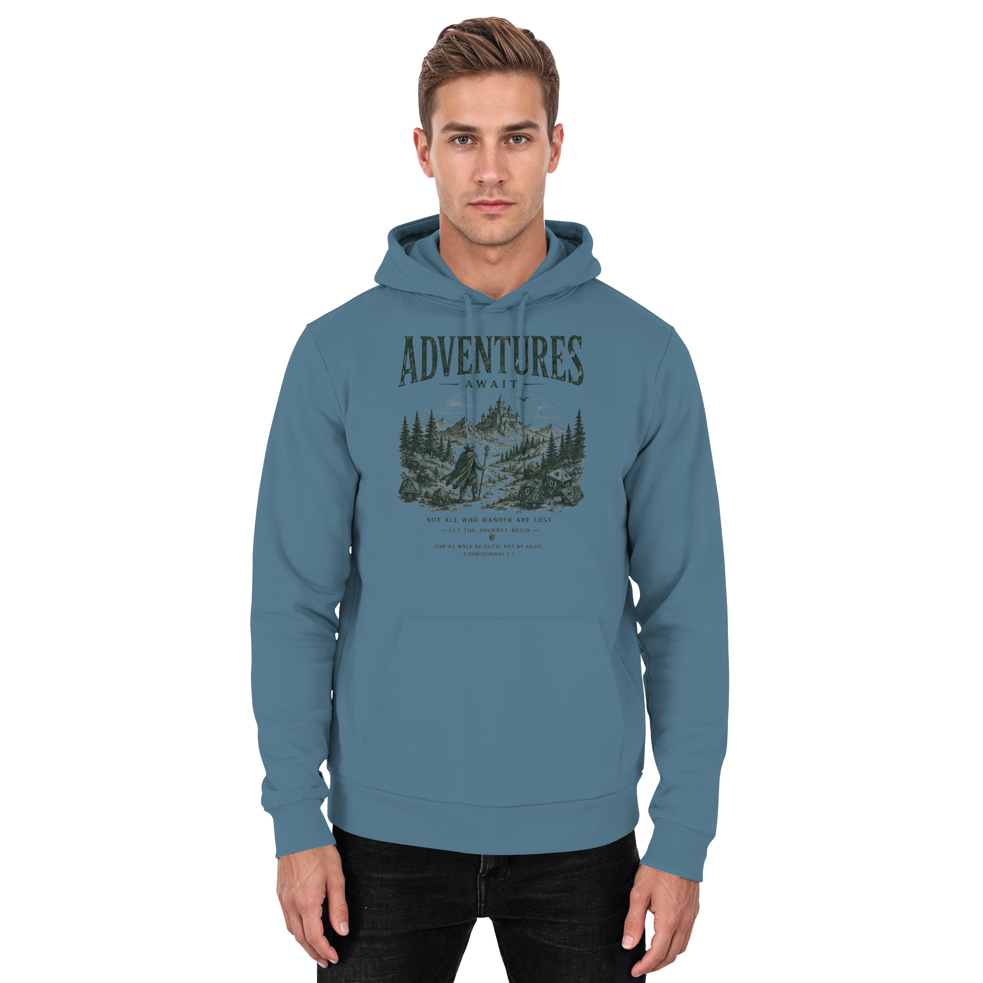 Adventures Await. - Basic Unisex Hoodie
