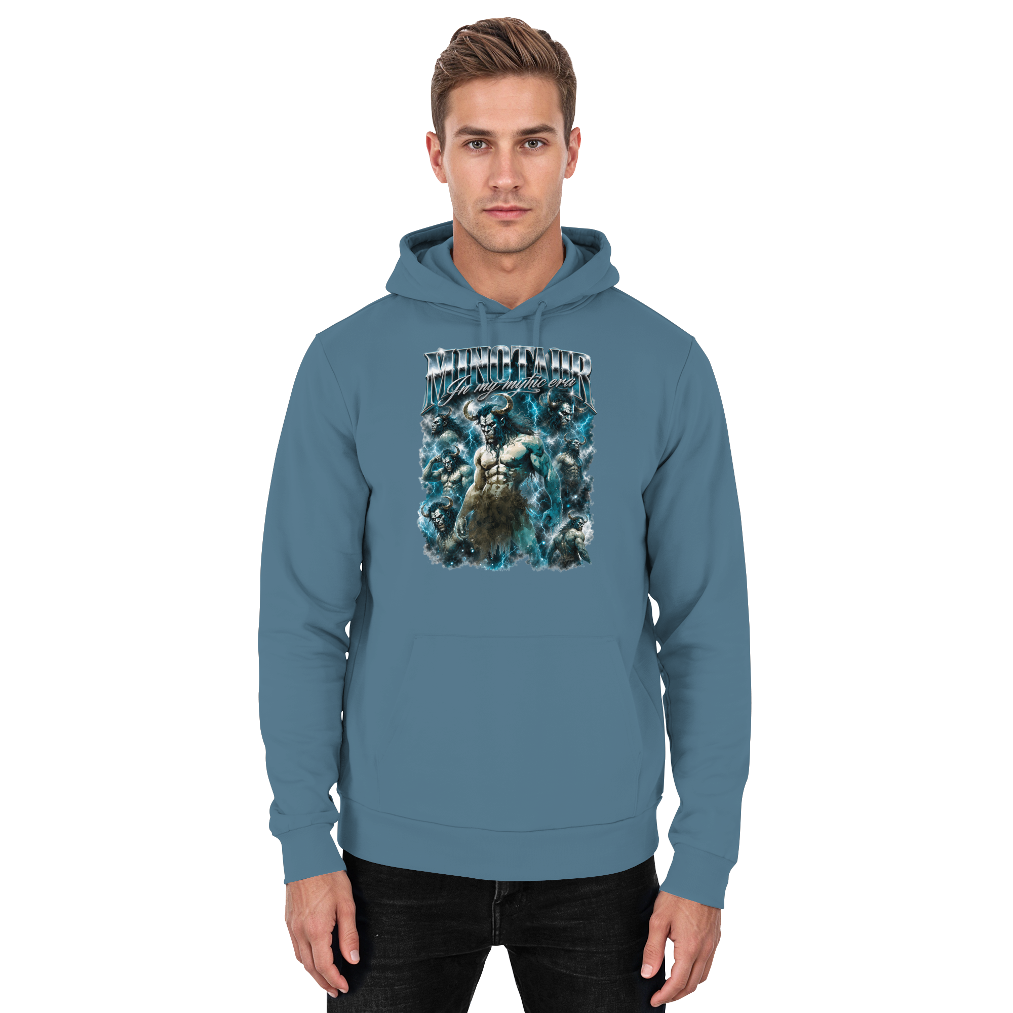 Minotaur in My Mythic Era - Basic Unisex Hoodie