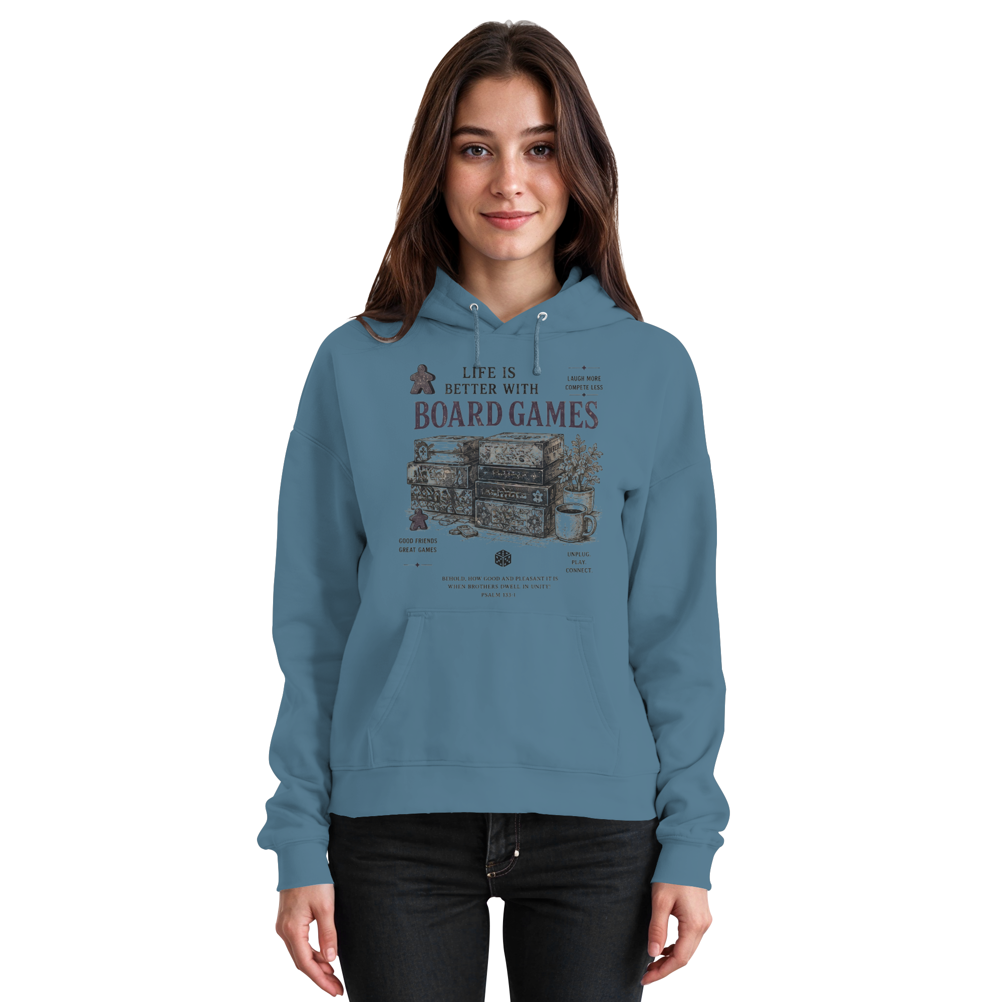 Life Is Better With Board Games - Basic Unisex Hoodie