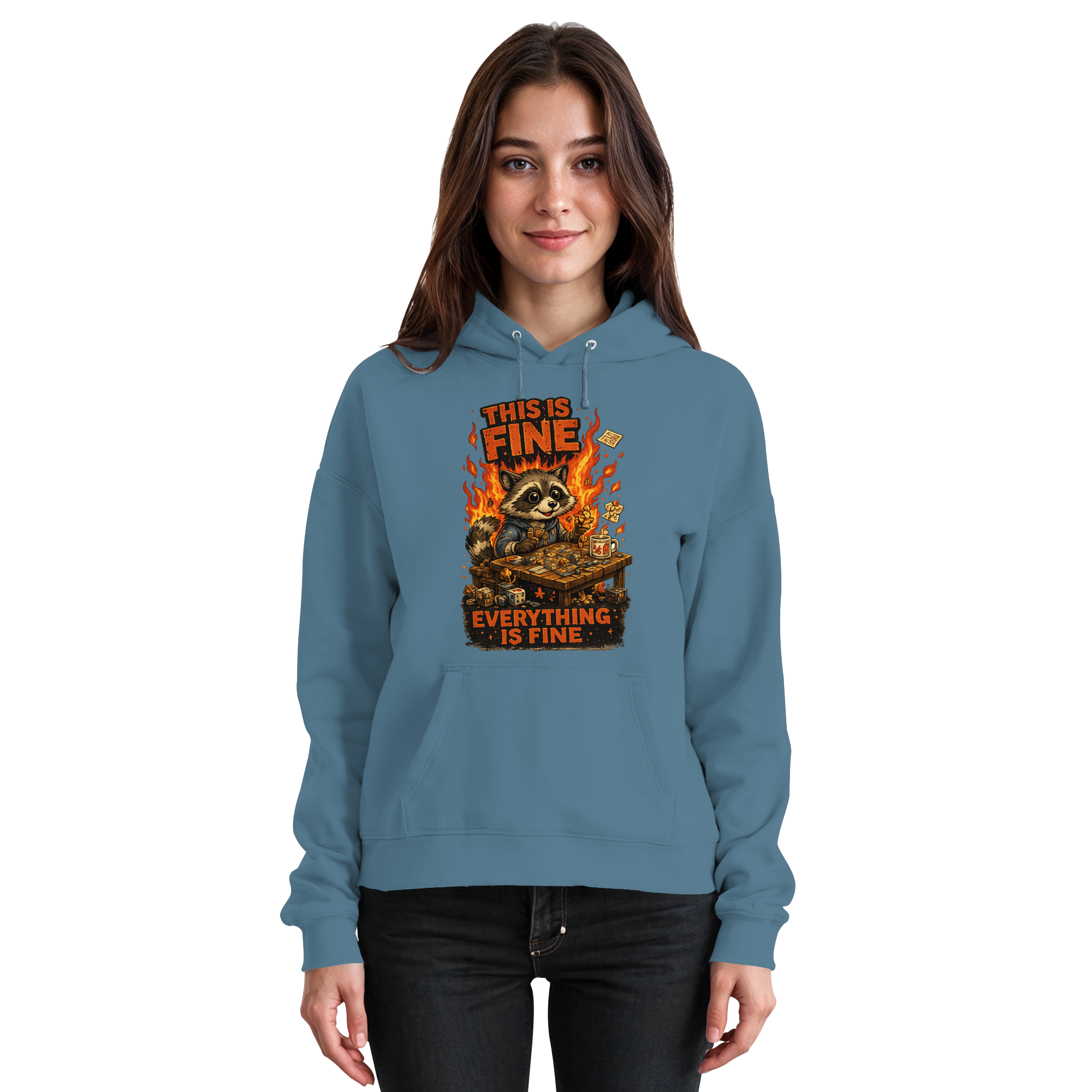 This Is Fine Club! - Basic Unisex Hoodie